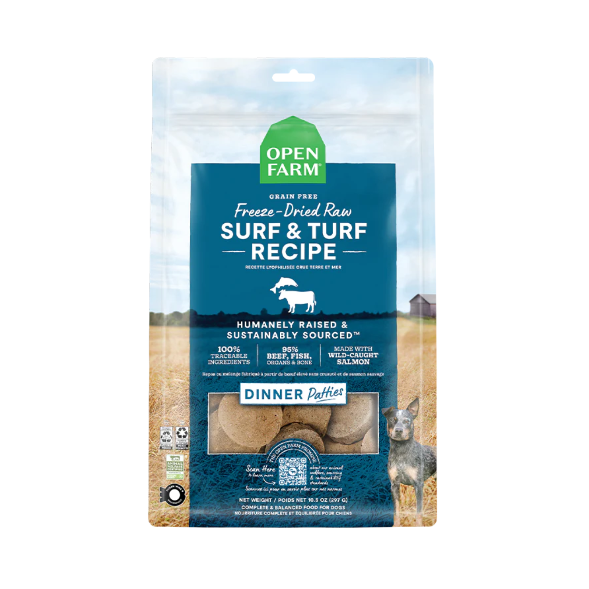 Open Farm Freeze Dried Raw Patties for Dogs