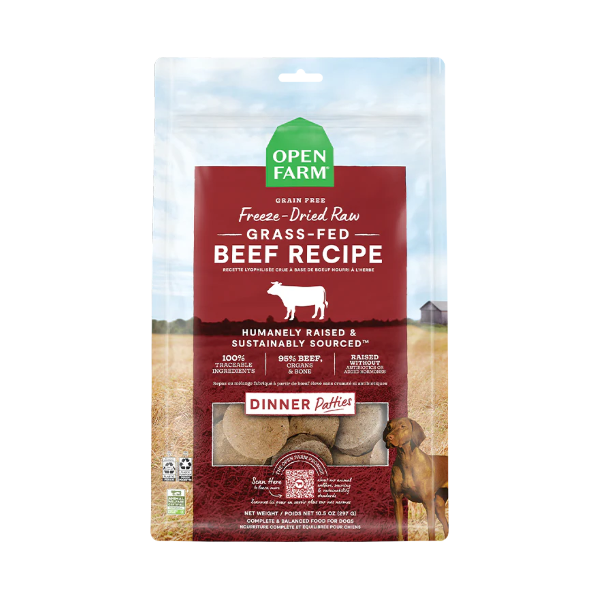 Open Farm Freeze Dried Raw Patties for Dogs