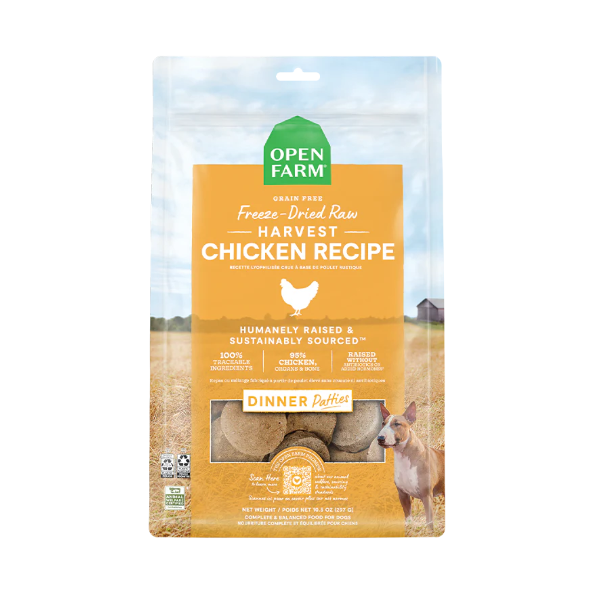 Open Farm Freeze Dried Raw Patties for Dogs