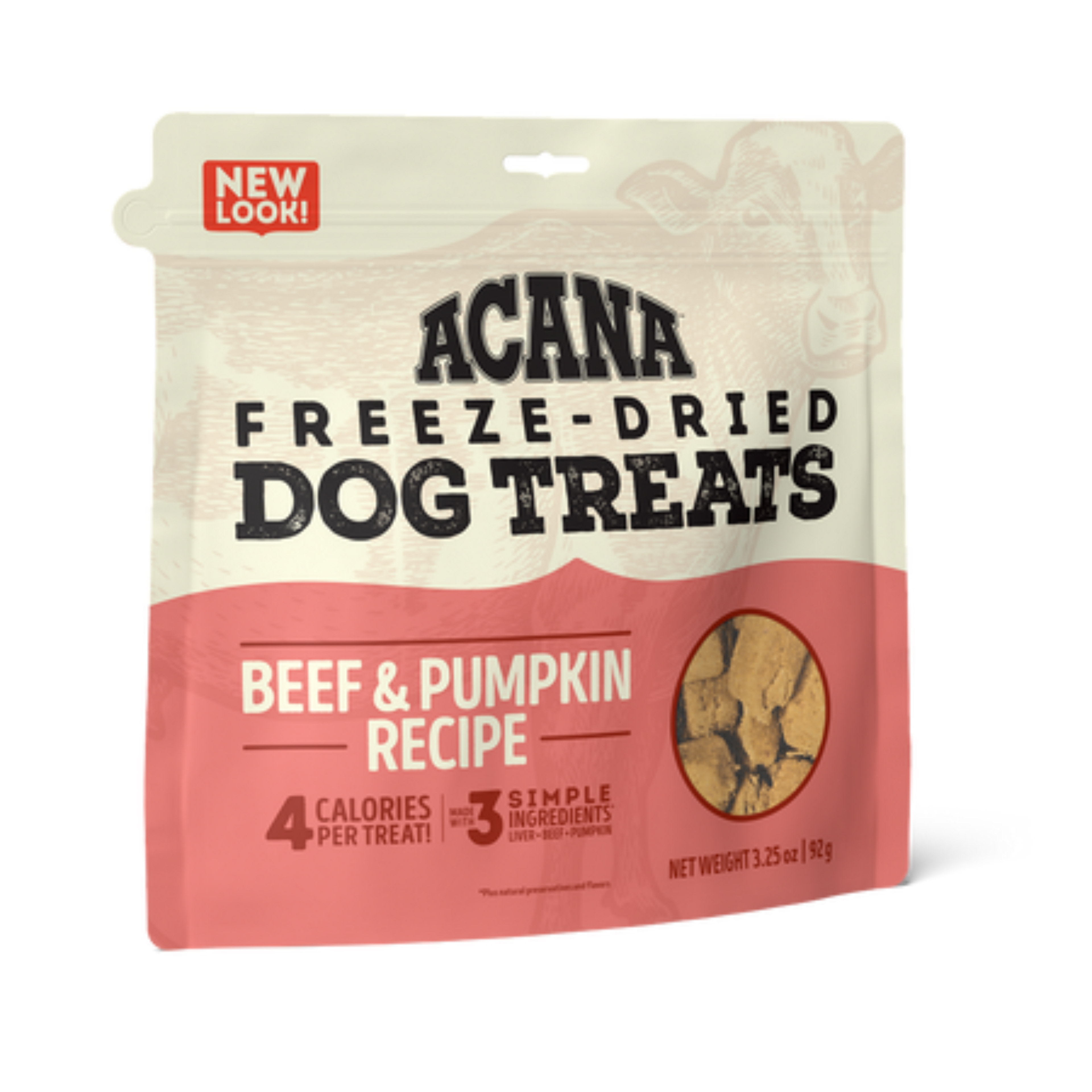 Acana Beef & Pumpkin Freeze-Dried Dog Treats