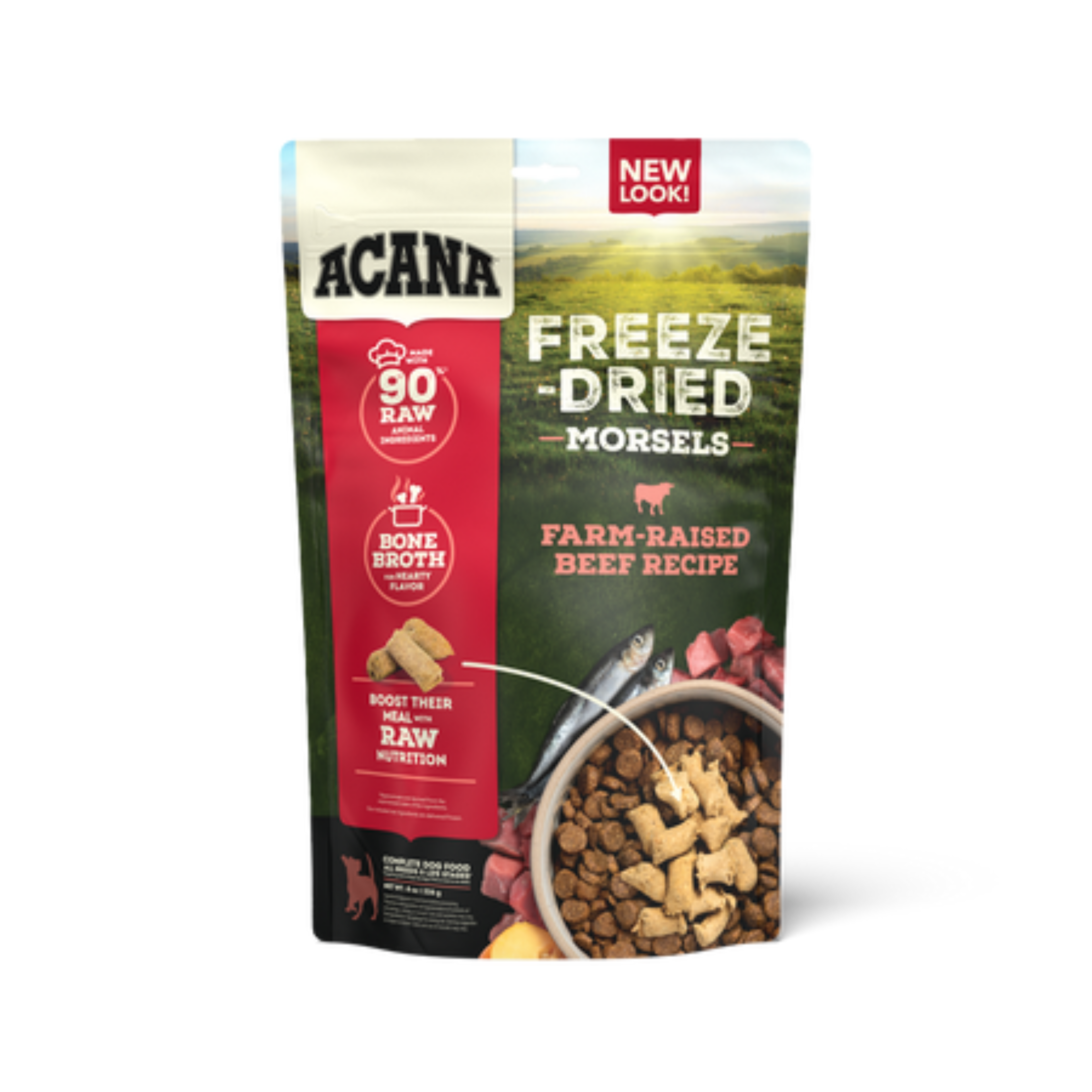 Acana Freeze-Dried Farm-Raised Beef Recipe Morsels Dog Food