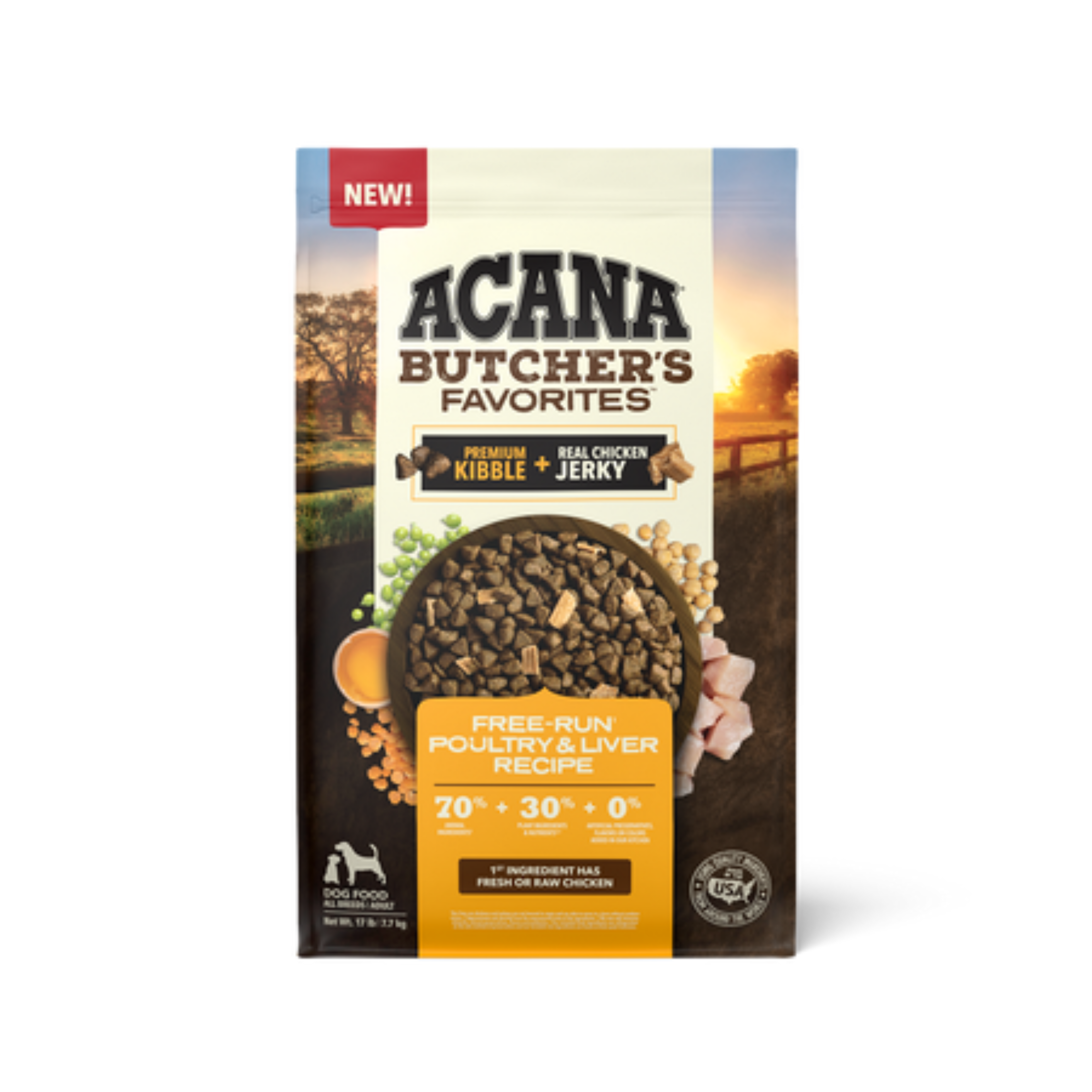 Acana Butcher's Favorites, Free-Run Poultry & Liver Recipe Dry Dog Food
