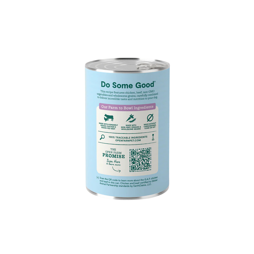Open Farm Goodbowl Harvest Chicken & Grass-Fed Beef Pâté for Dogs