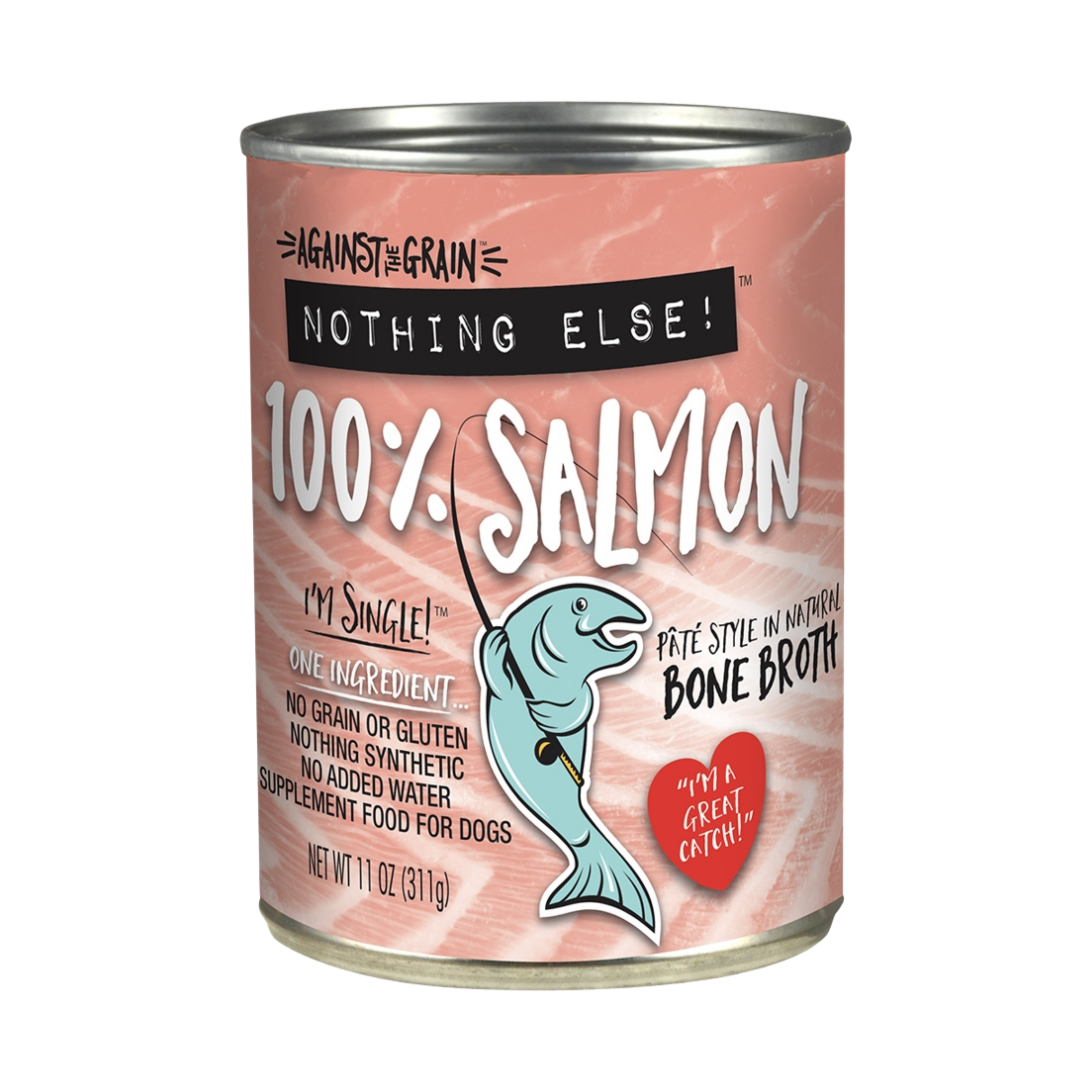 Against The Grain Nothing Else 100% Salmon Wet Dog Food