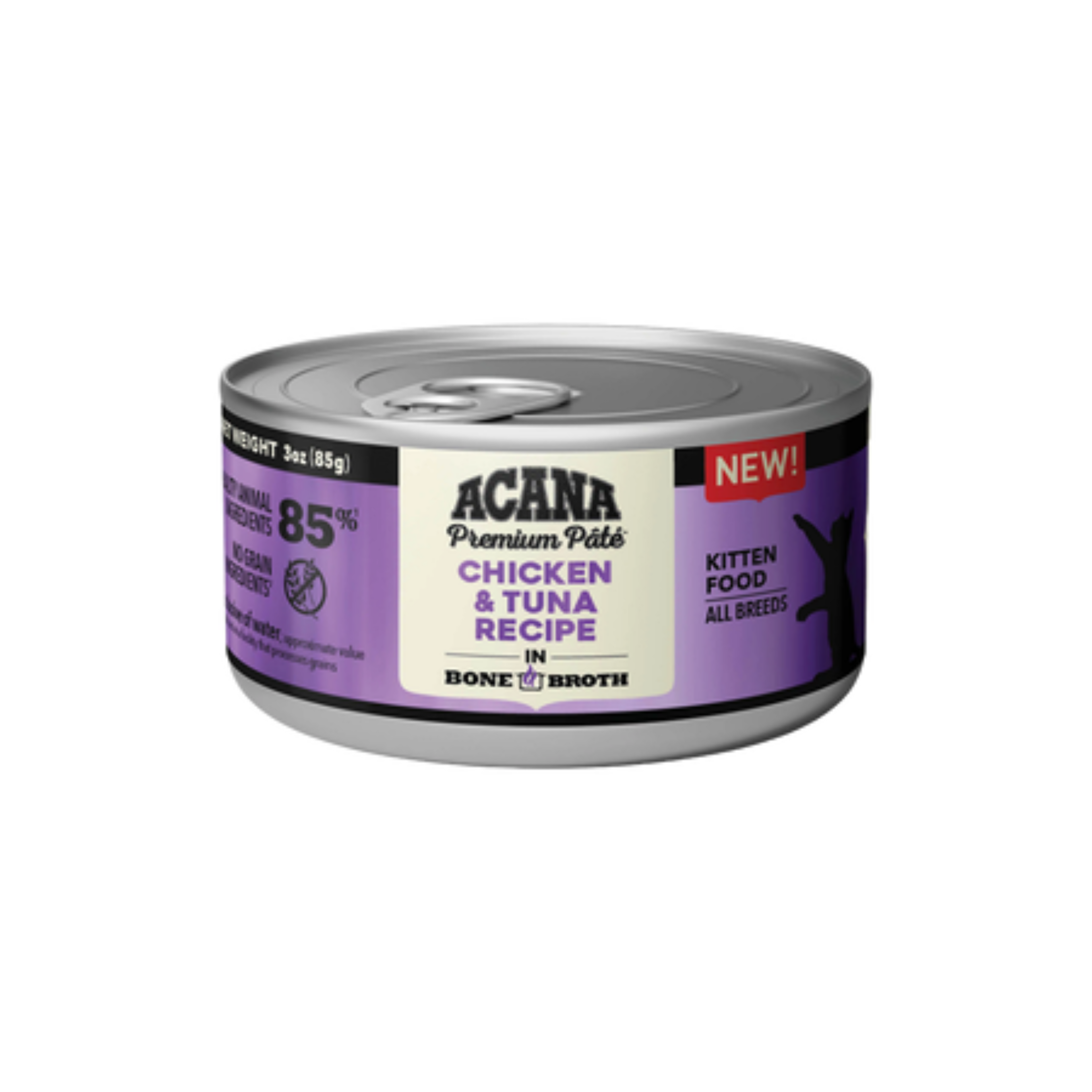 Acana Premium Pâté, Chicken & Tuna Kitten Recipe Wet Kitten Food