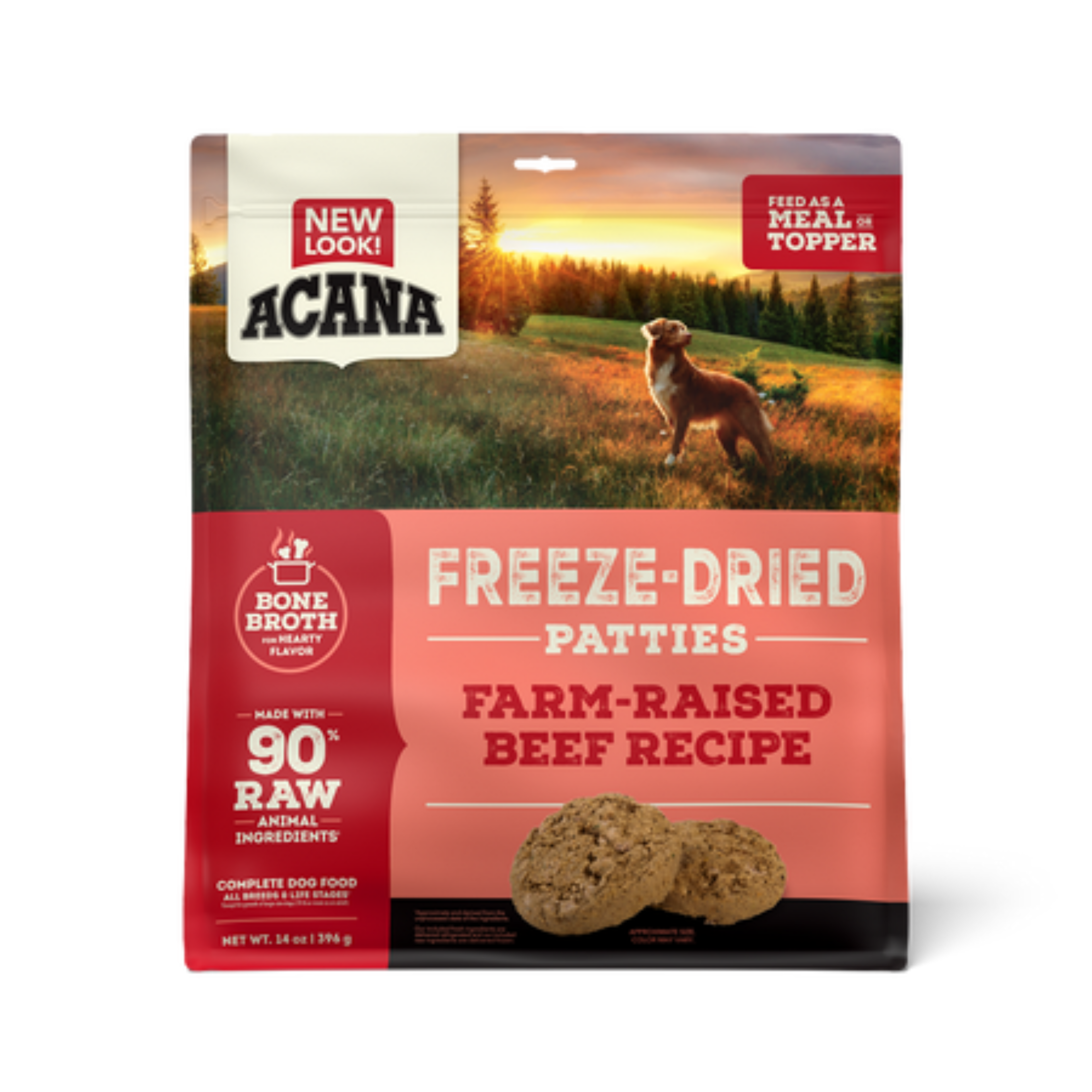 Acana Freeze-Dried Farm-Raised Beef Recipe Patties Dog Food