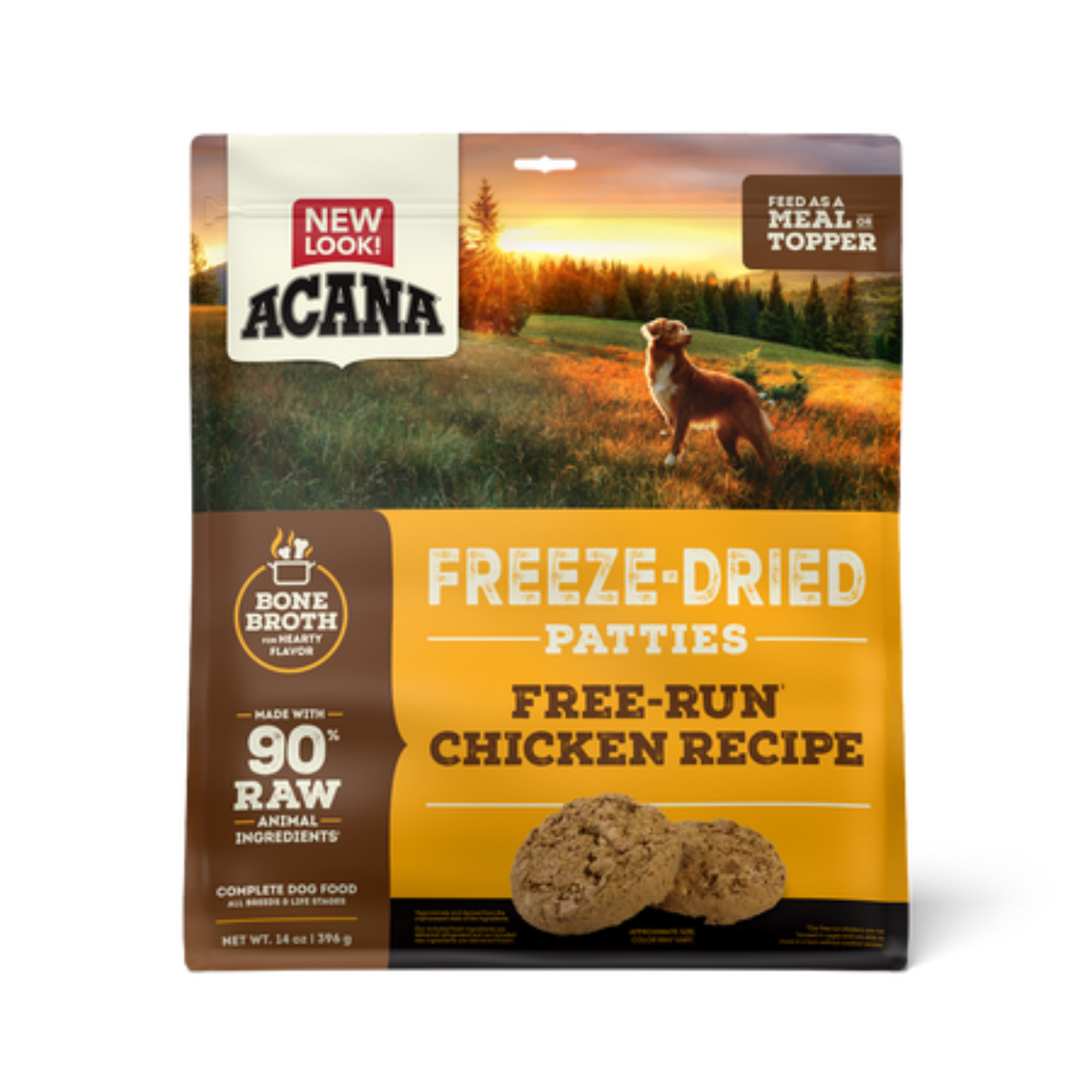 Acana Freeze-Dried Free Run Chicken Recipe Patties Dog Food