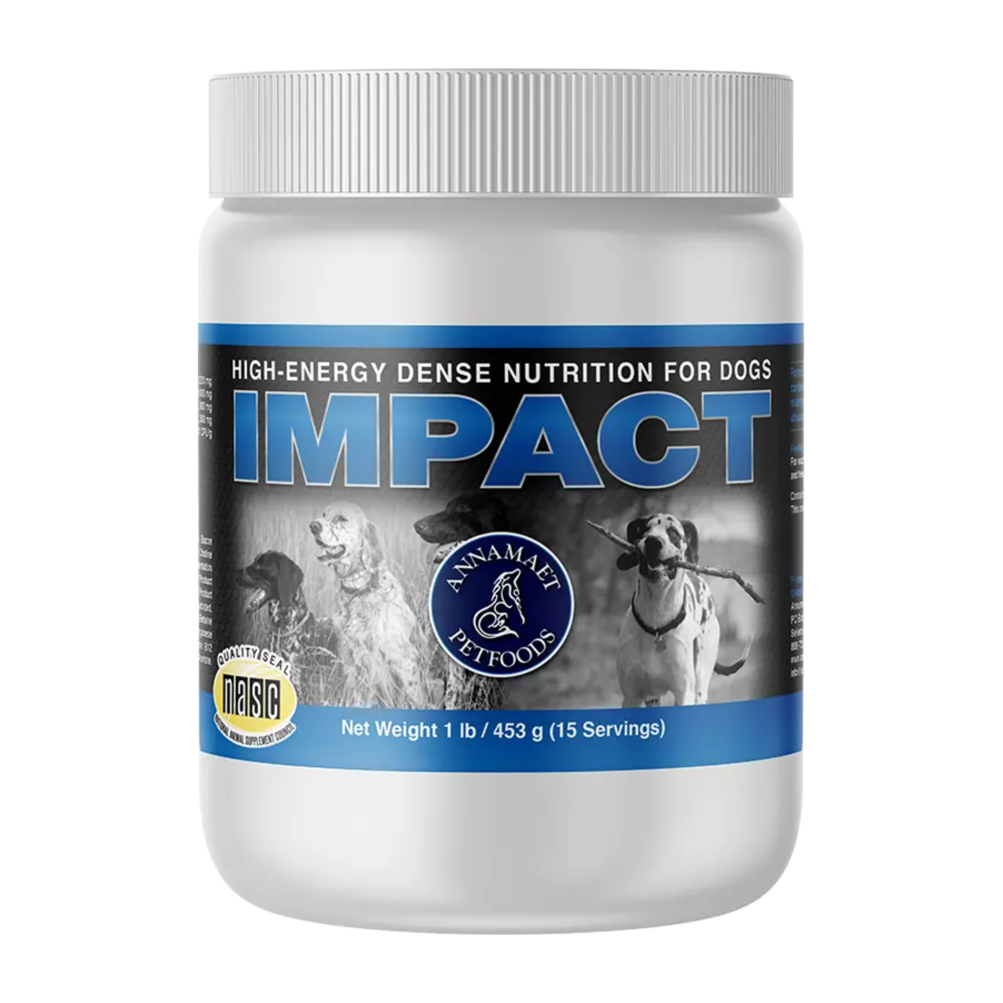 Annamaet Impact High-Energy Dense Nutrition Supplement for Dogs