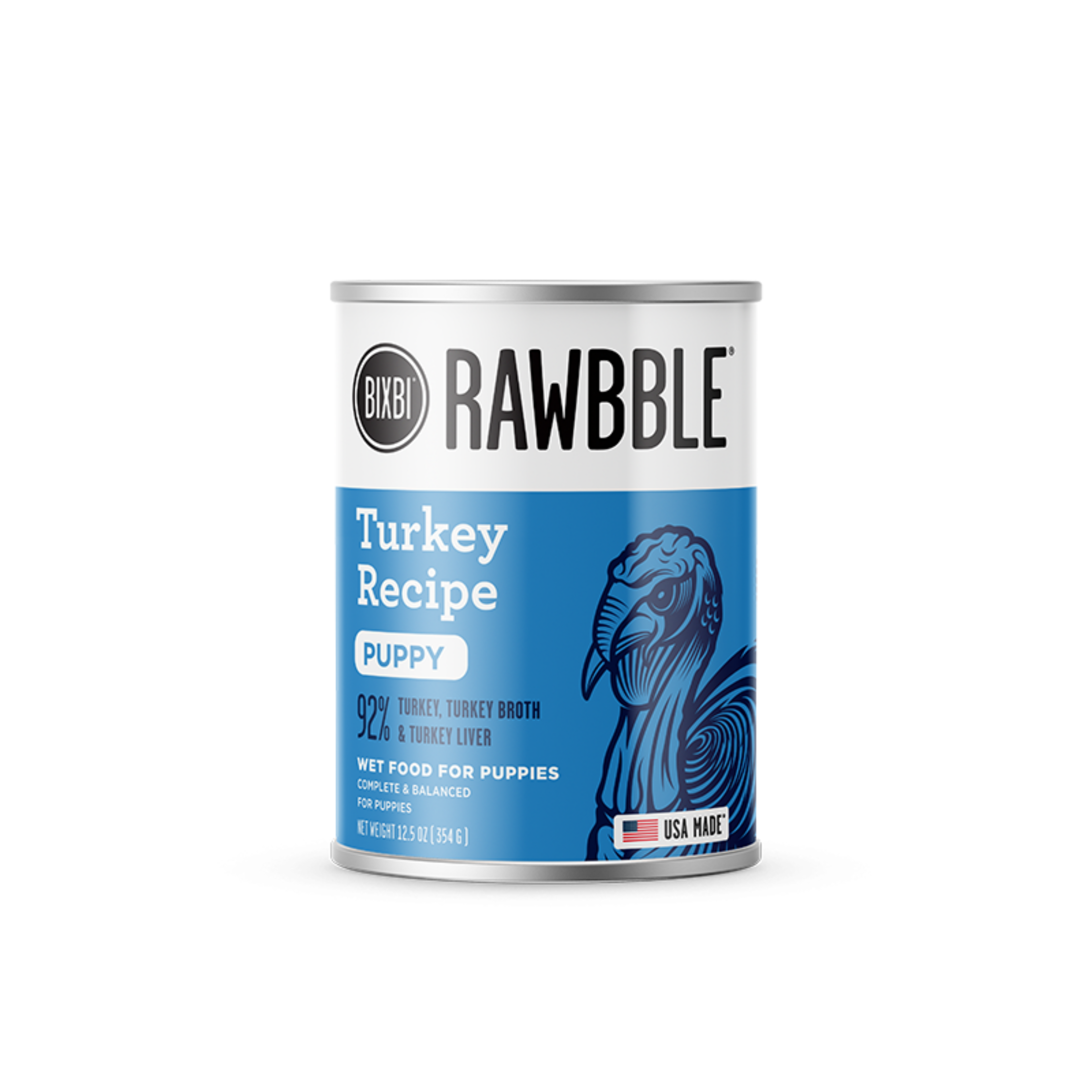 Rawbble Wet Food for Dogs – Turkey Paté Recipe for Puppies
