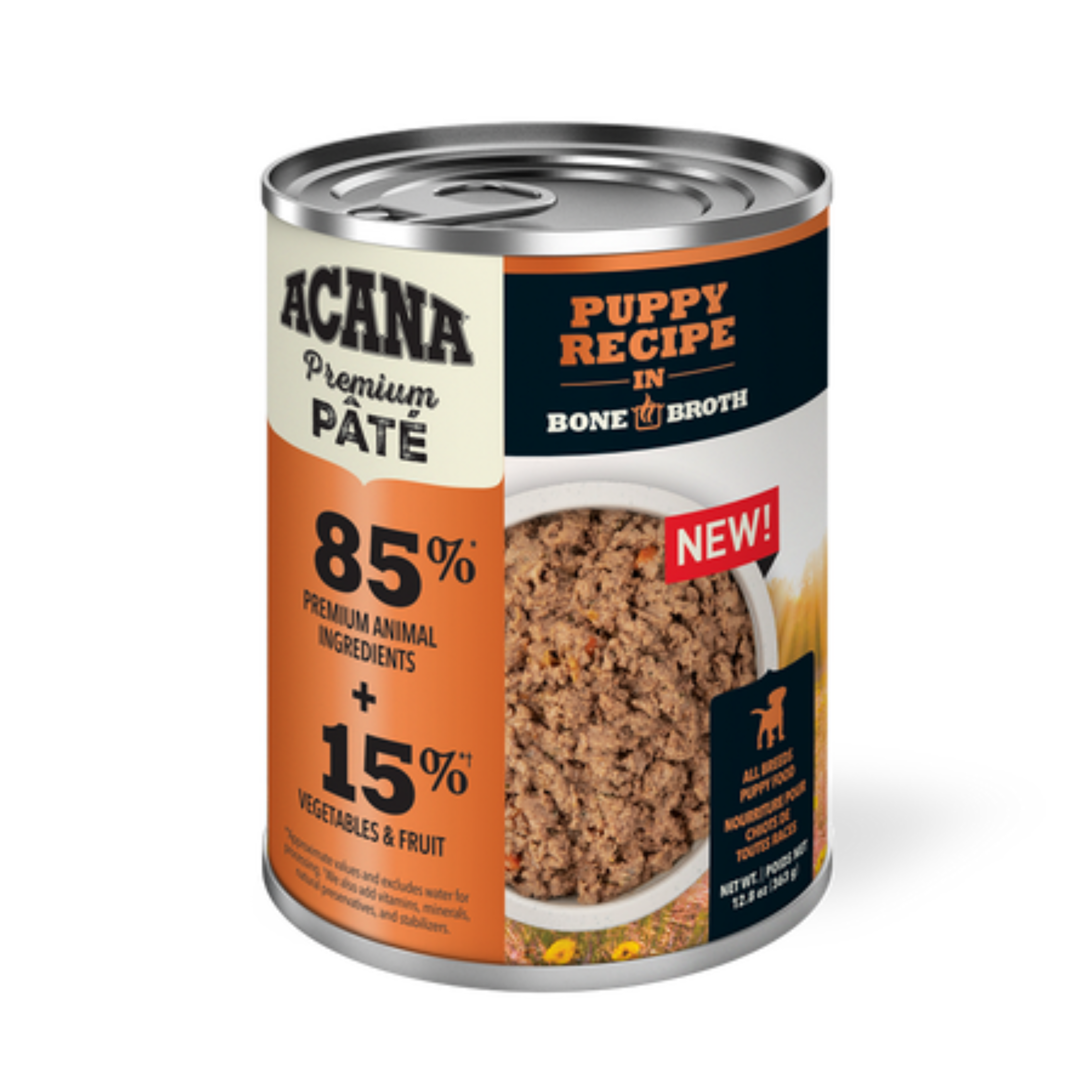 Acana Premium PÂTÉ, Puppy Recipe in Bone Broth Wet Puppy Food