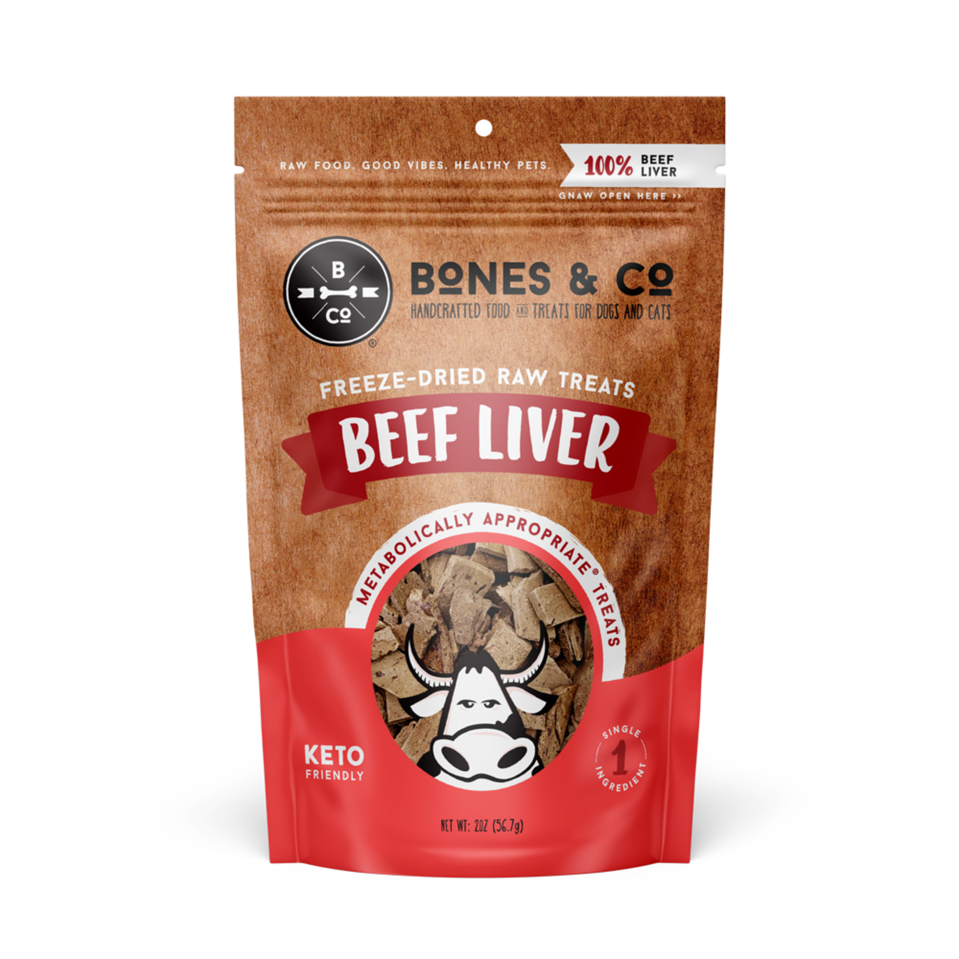 Bones & Co. Freeze Dried Beef Liver Dog & Cat Treats
