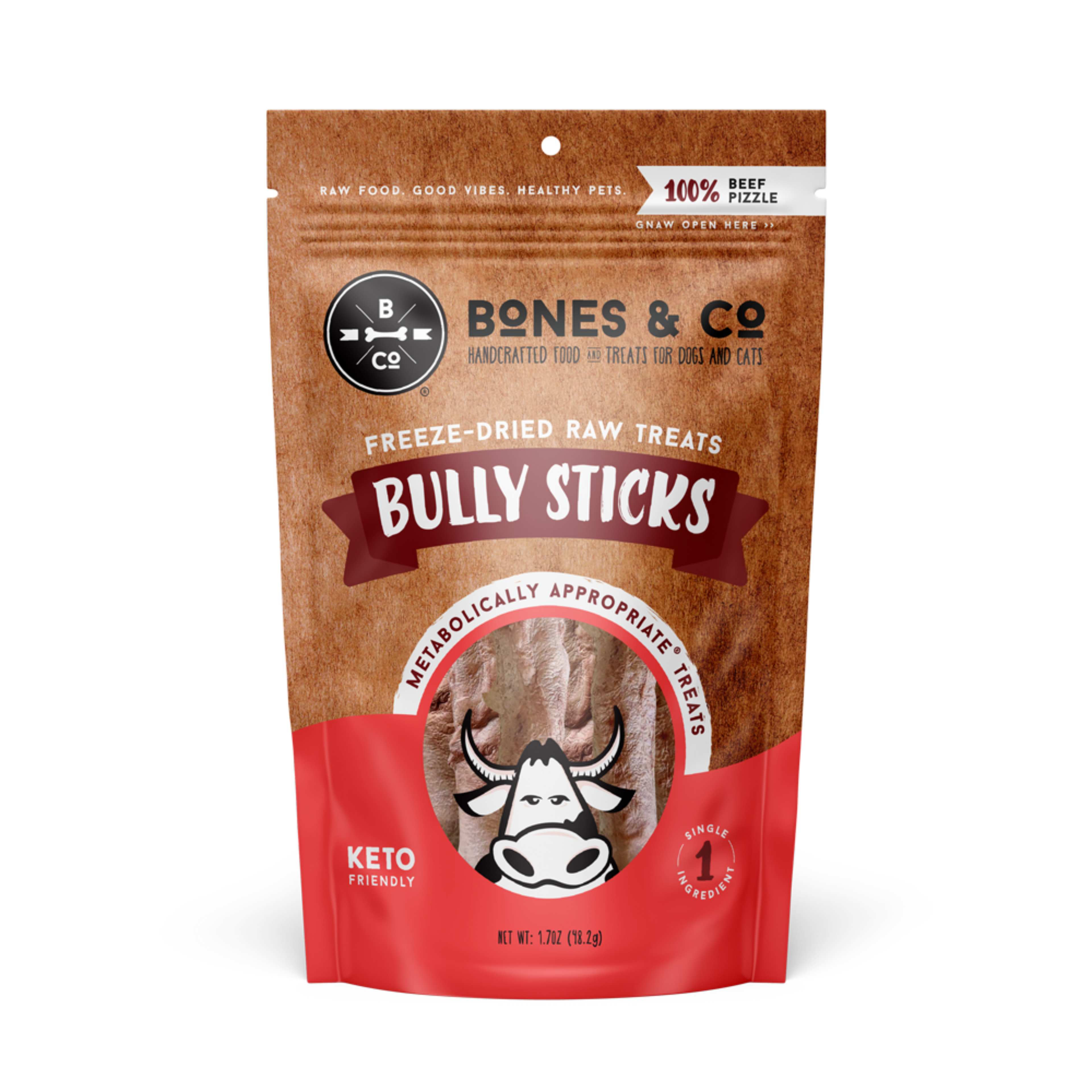 Bones & Co. Freeze Dried Bully Sticks Dog & Cat Treats