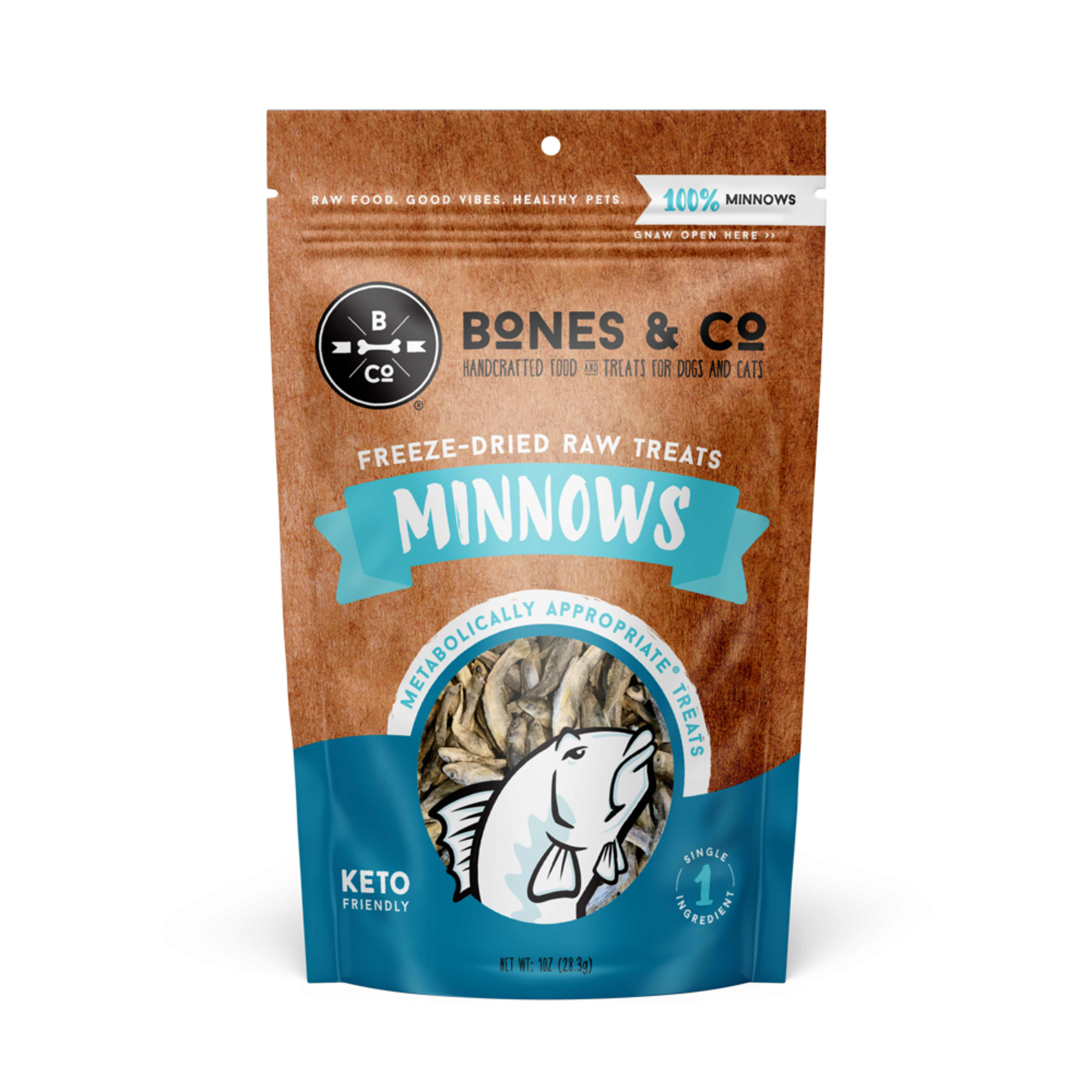 Bones & Co. Freeze Dried Minnows Dog & Cat Treats