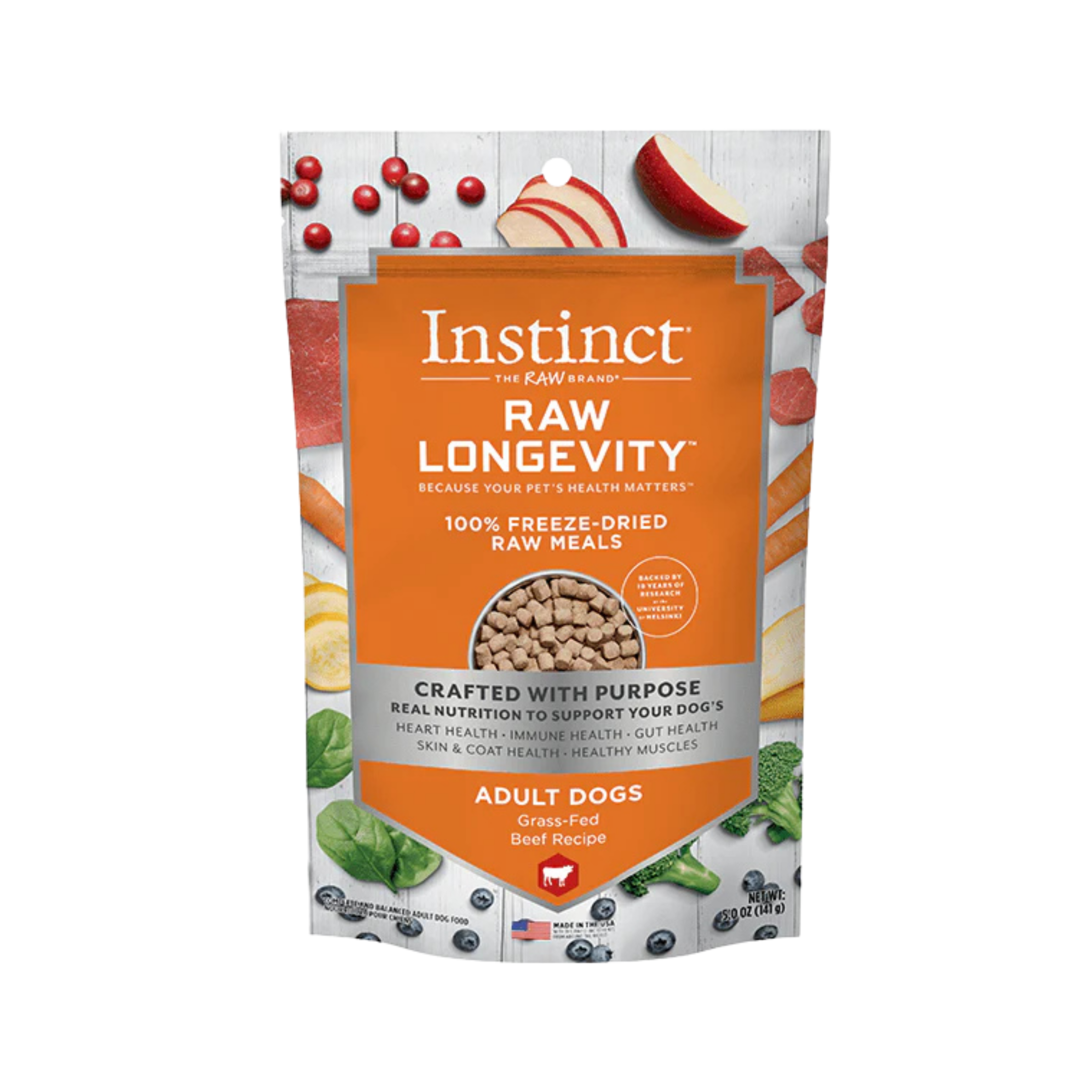 Instinct Raw Longevity 100% Freeze-Dried Raw Meals for Dogs