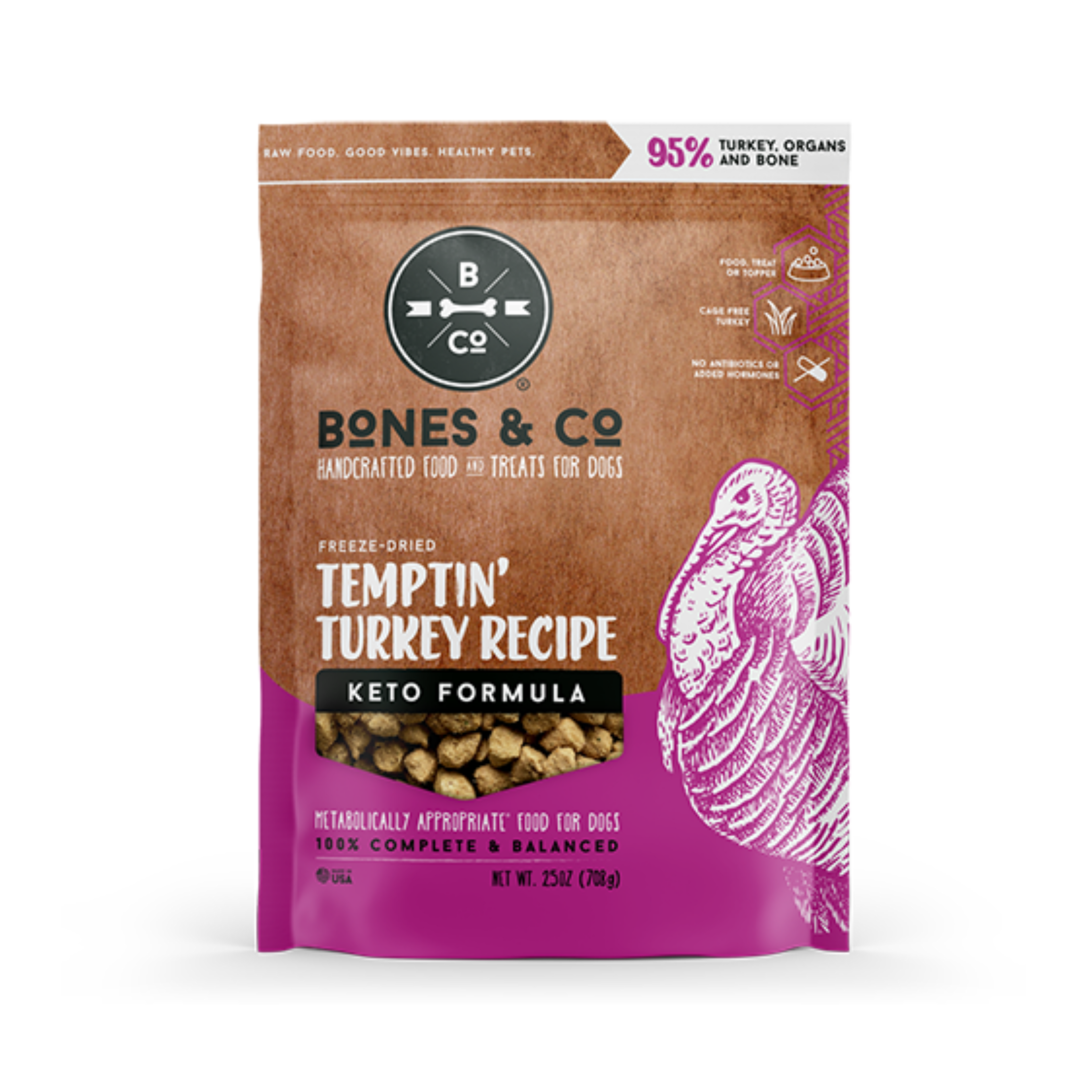 Bones & Co. Freeze Dried Temptin' Turkey Recipe for Dogs