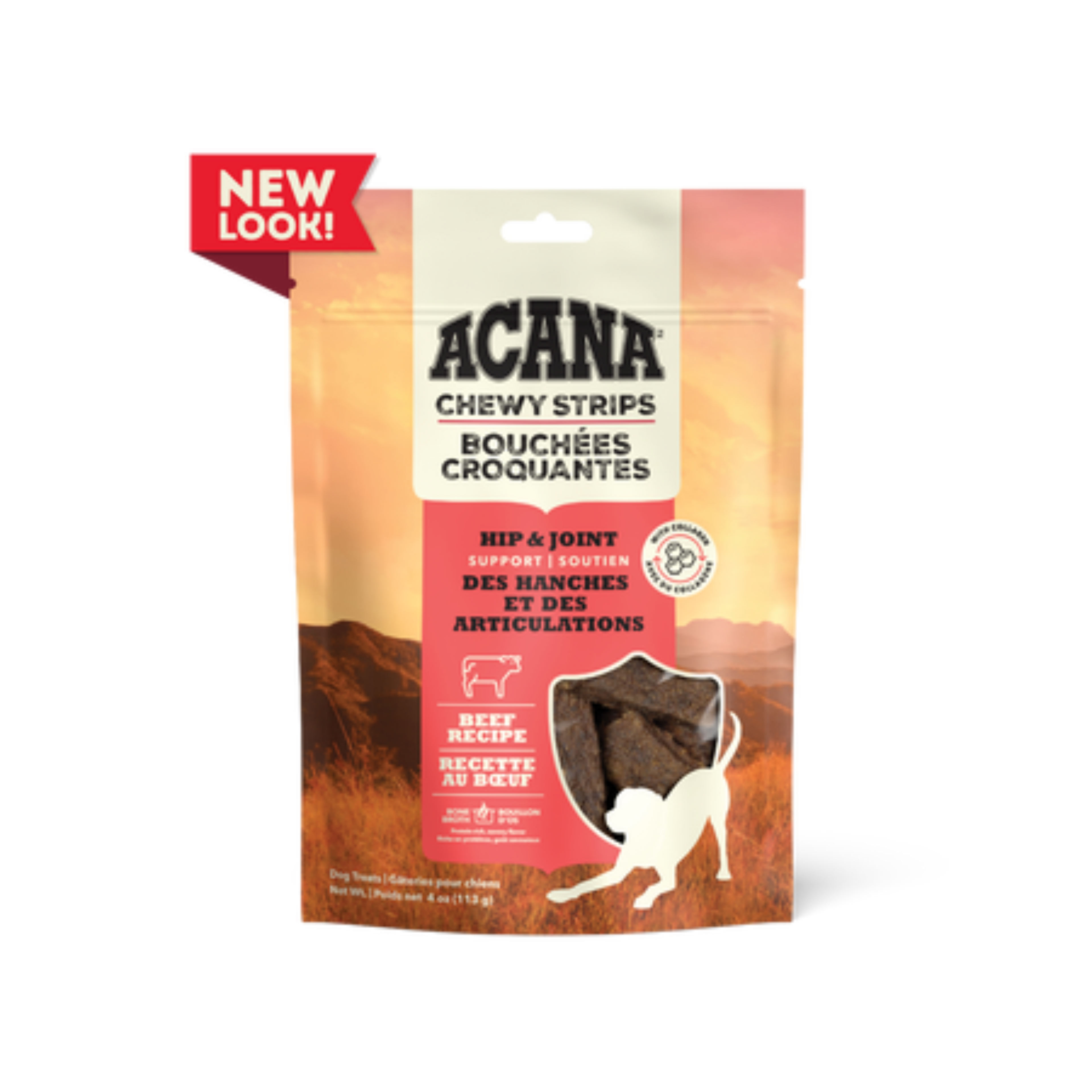 Acana Chewy Strips, Beef Recipe Dog Treats