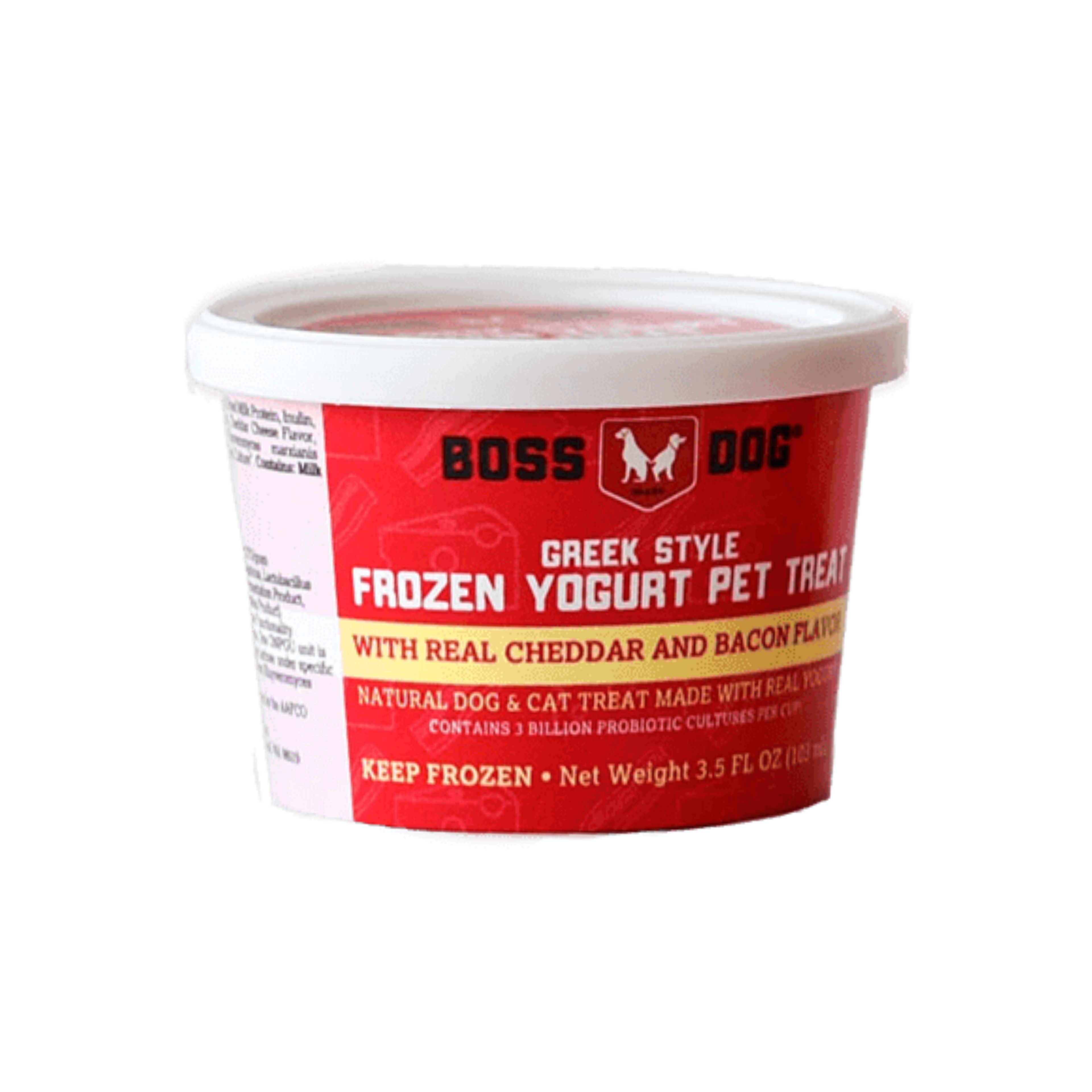 Boss Dog Frozen Yogurt Cheddar and Bacon Flavor