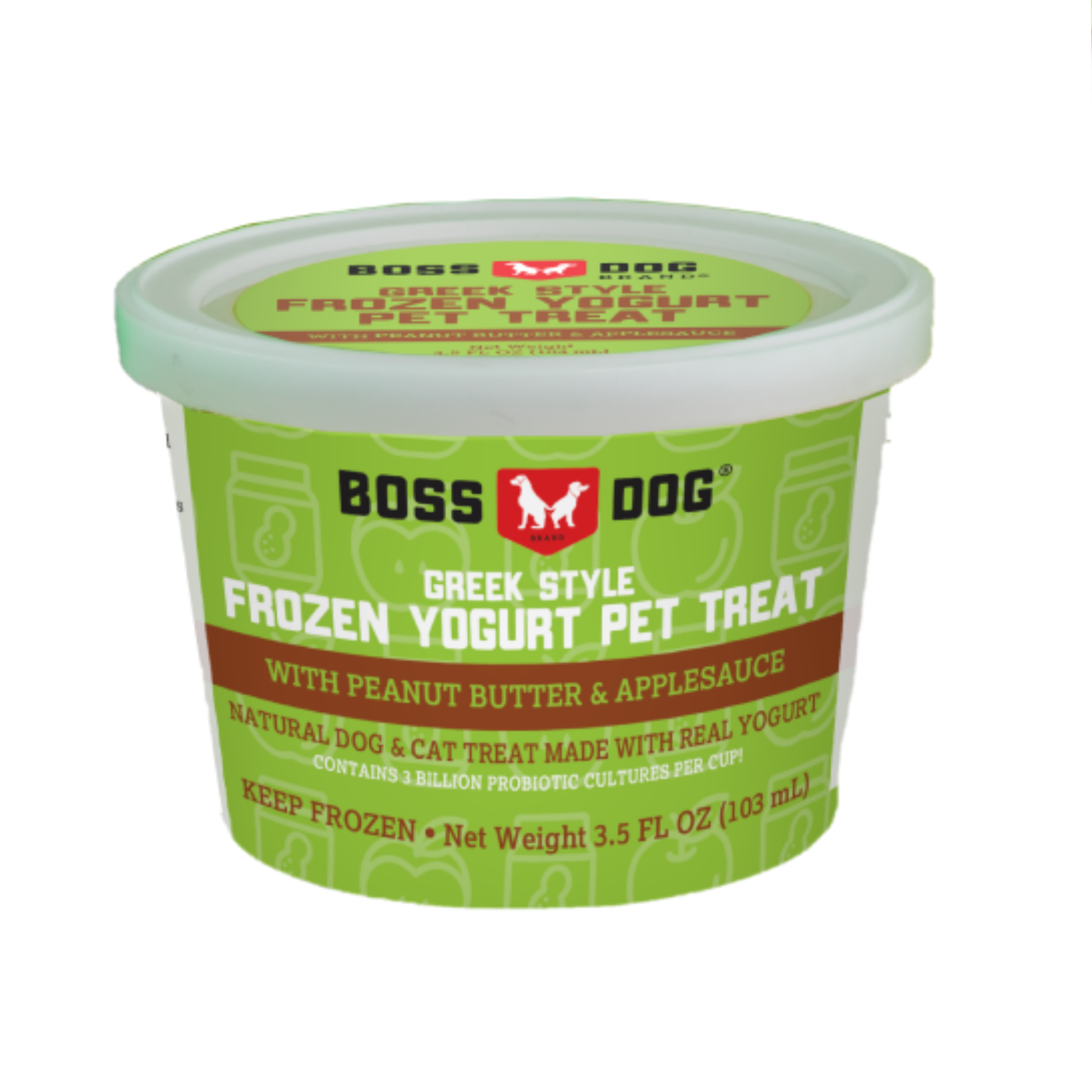 Boss Dog Frozen Yogurt Peanut Butter and Applesauce Flavor