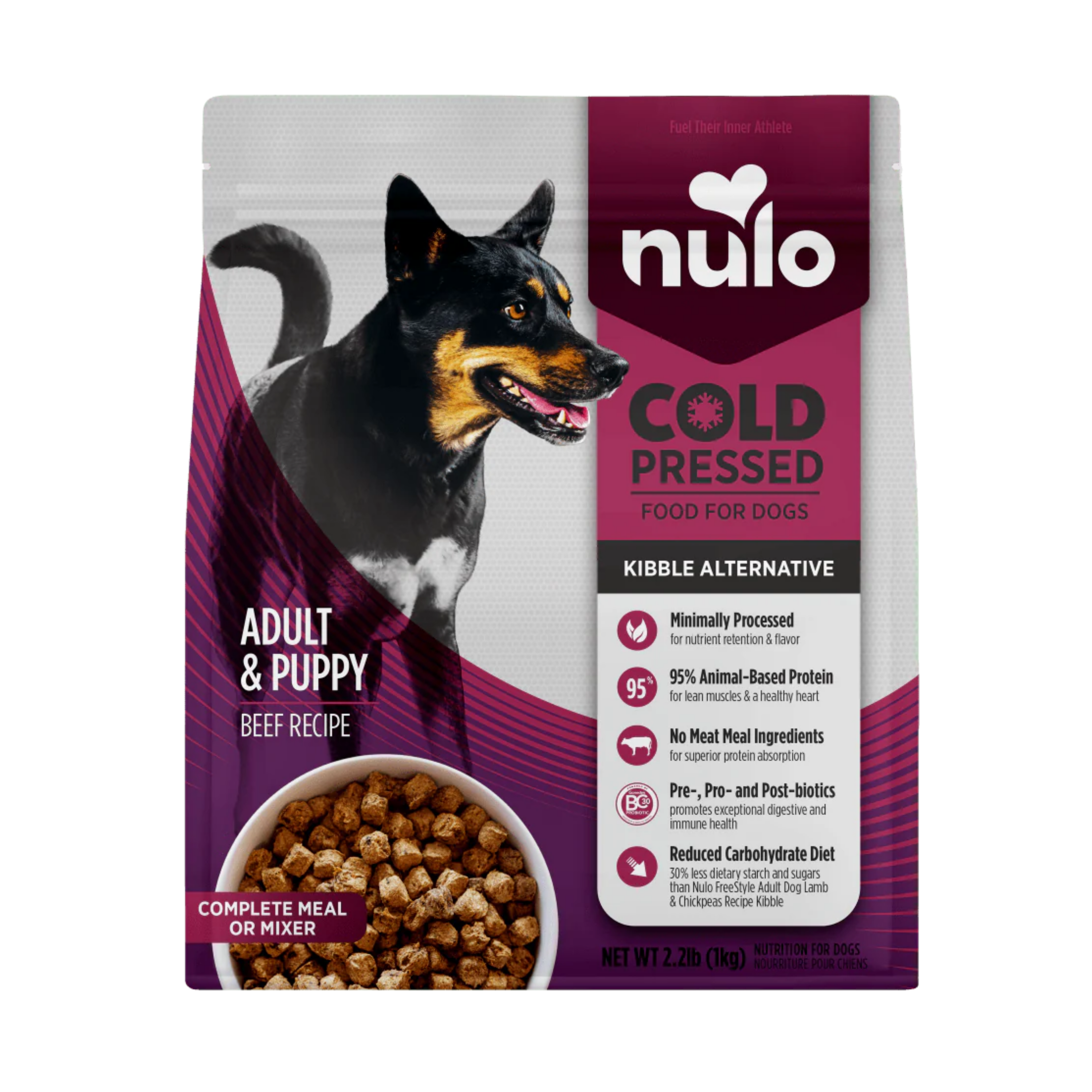 Nulo Cold Pressed Meals Beef Recipe