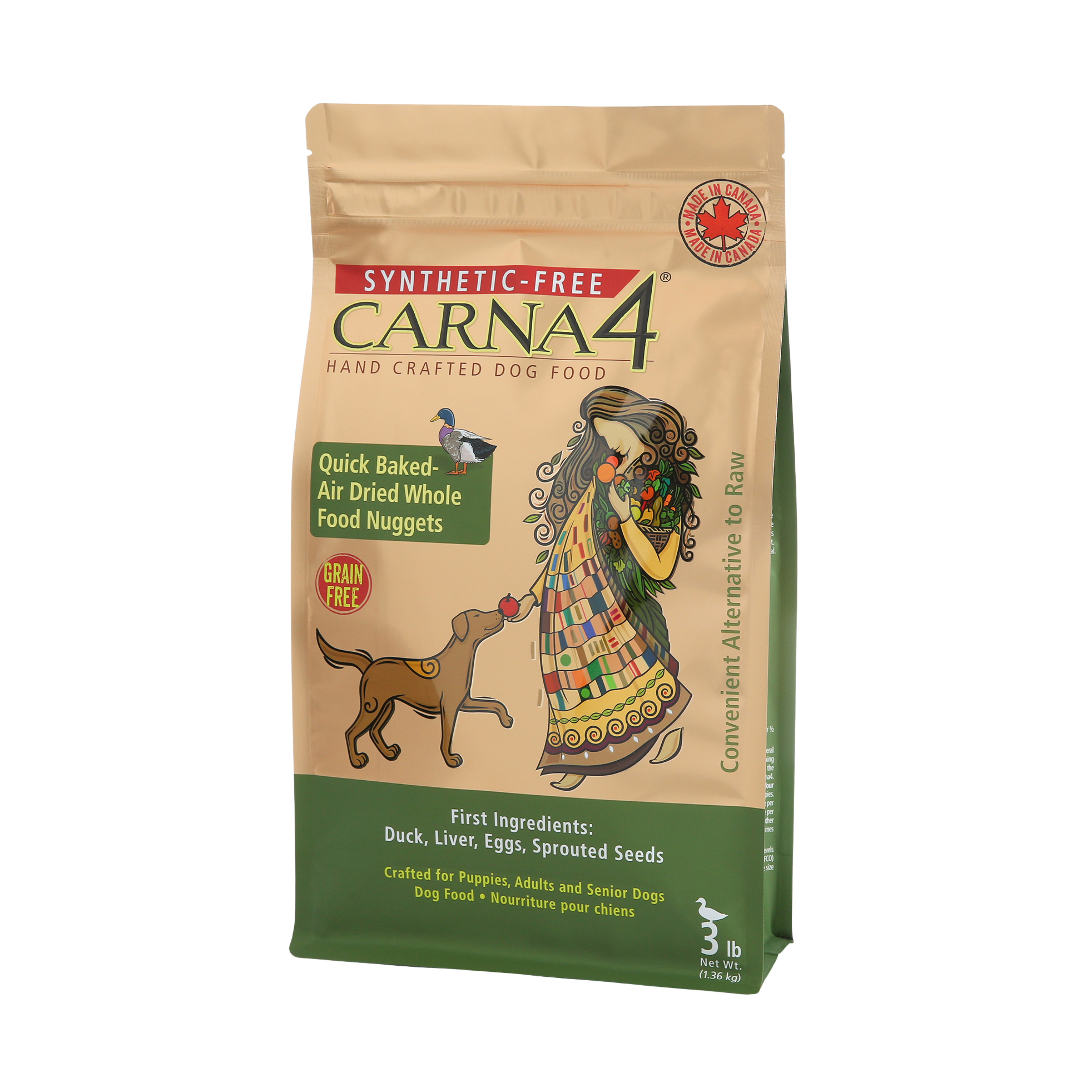 Carna4 Duck Recipe Dry Dog Food