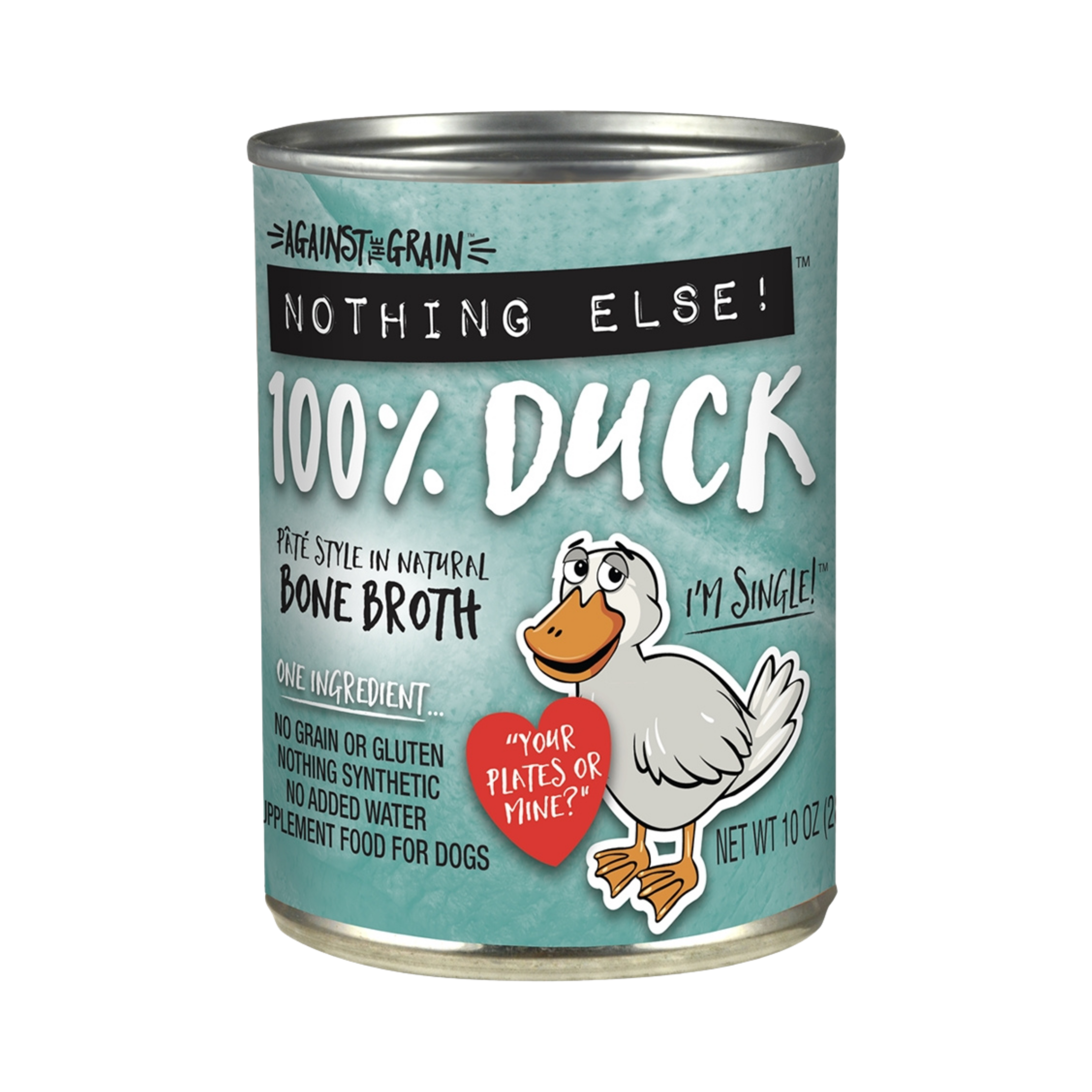 Against The Grain Nothing Else 100% Duck Wet Dog Food