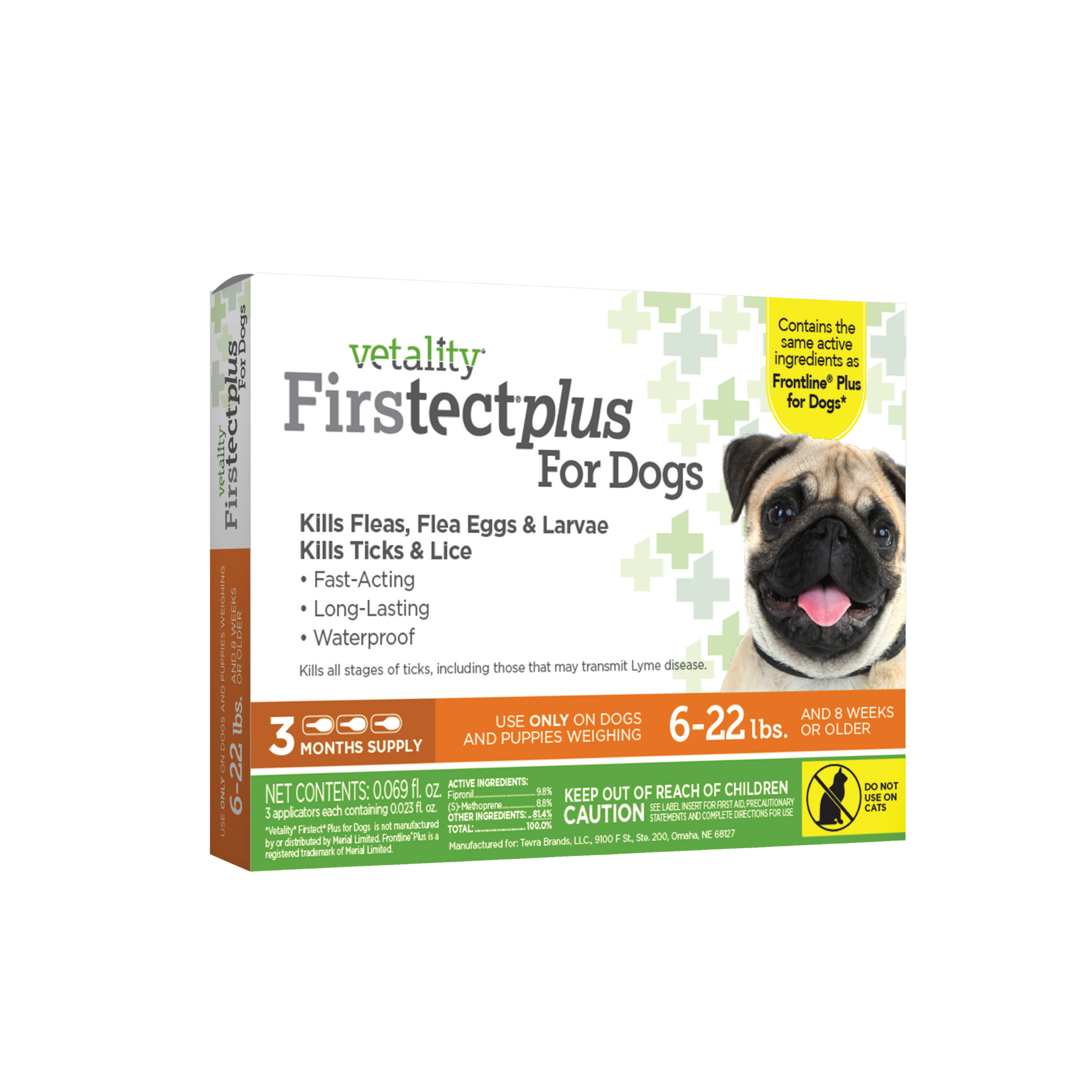 Vetality Firstect Plus for Dogs: Flea & Tick Treatment