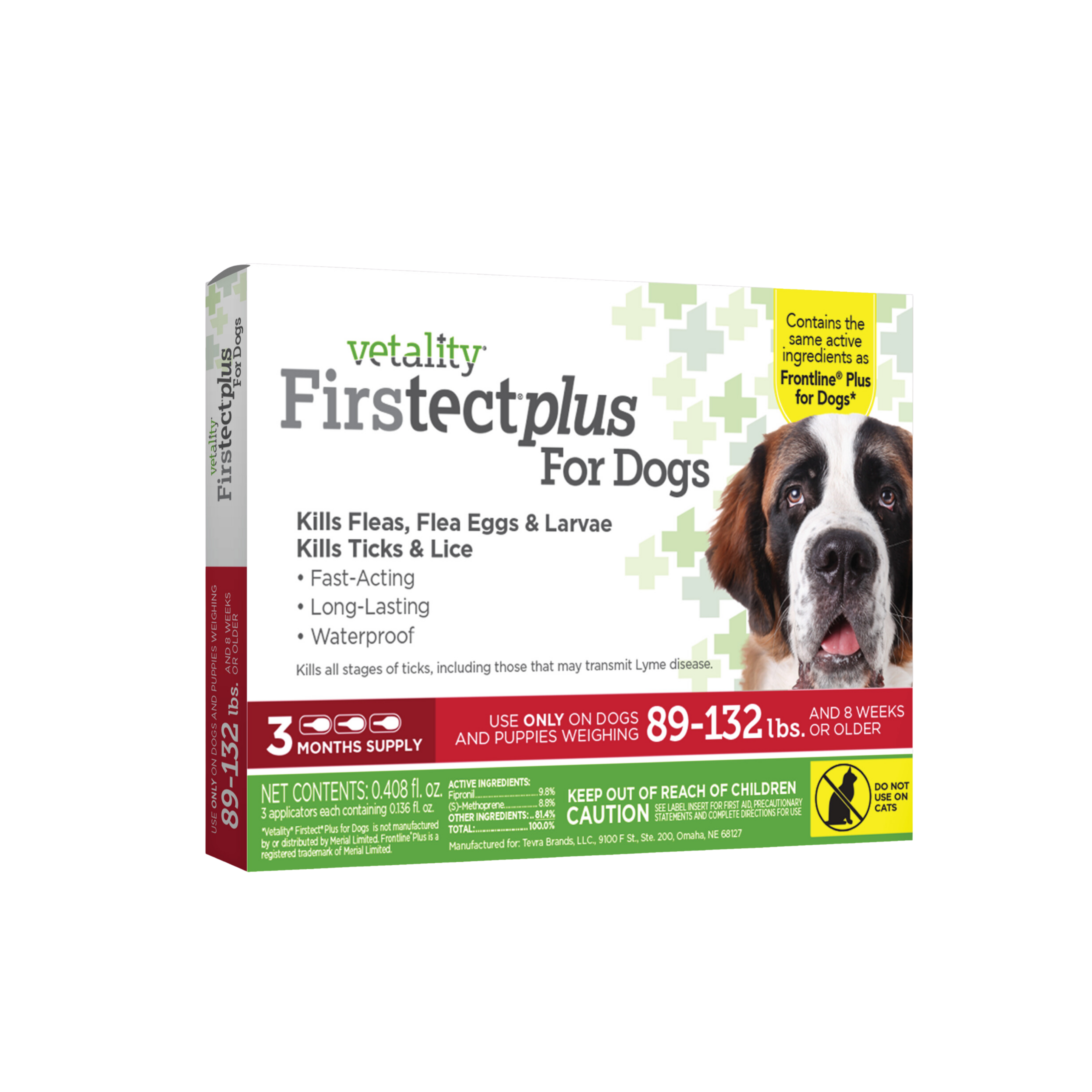 Vetality Firstect Plus for Dogs: Flea & Tick Treatment