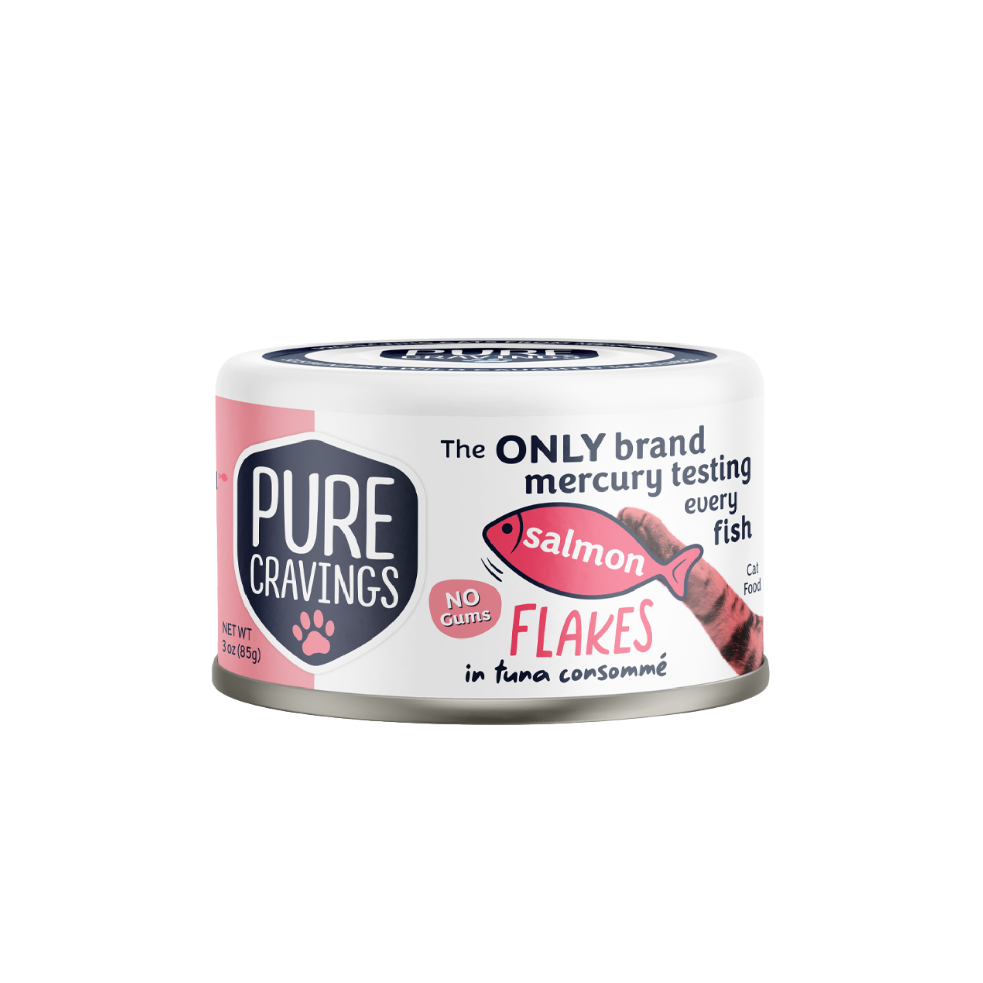 Pure Cravings Salmon Flakes in Tuna Consommé Wet Cat Food