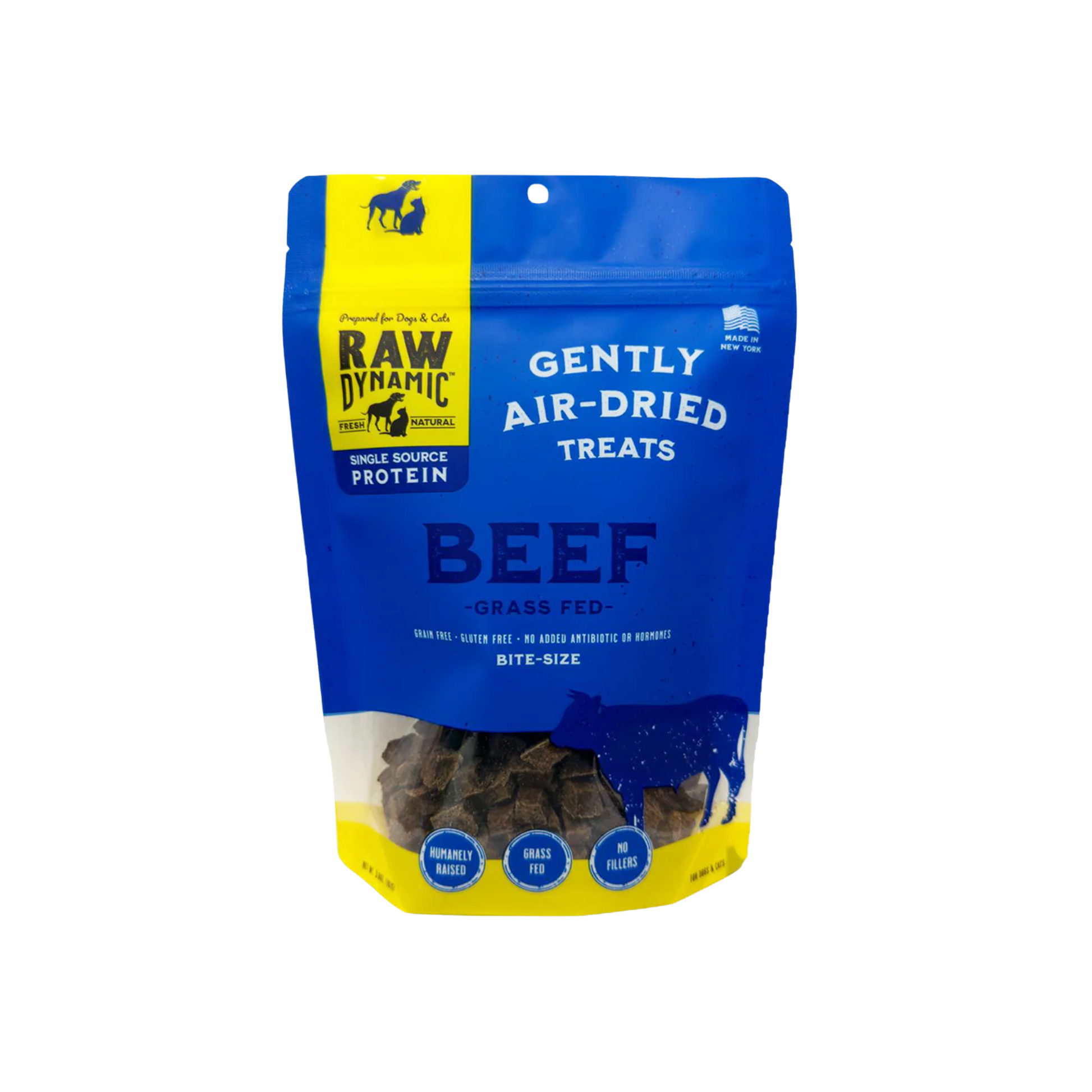 Raw Dynamic Air-Dried Raw Beef Treats for Dogs & Cats