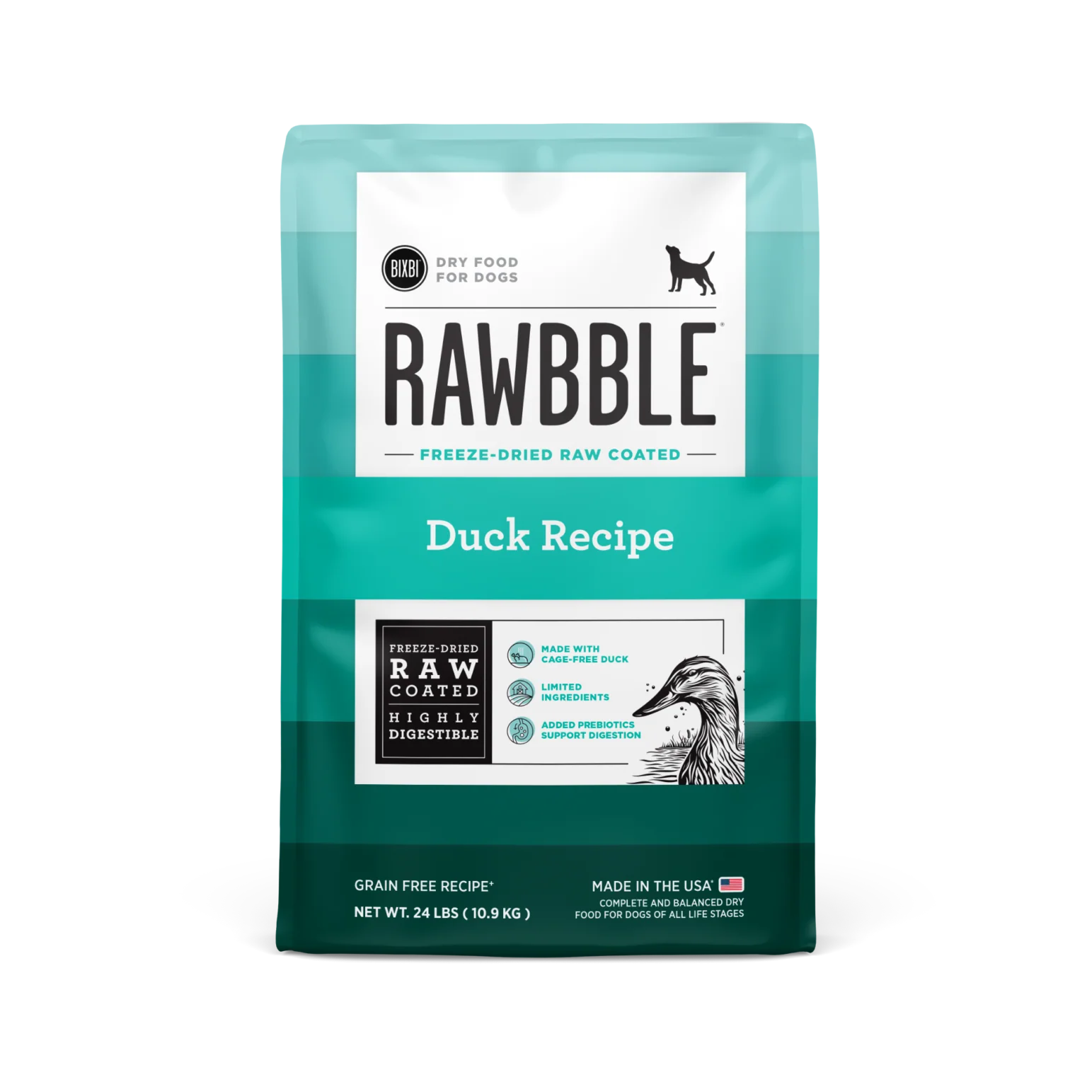 Rawbble Dry Food for Dogs – Duck Recipe