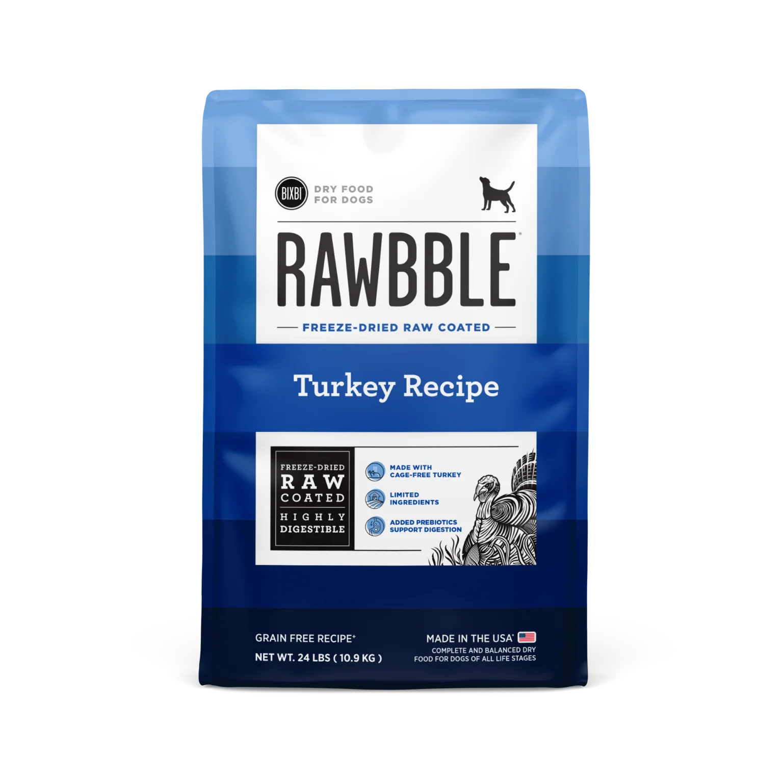 Rawbble Dry Food for Dogs – Turkey Recipe