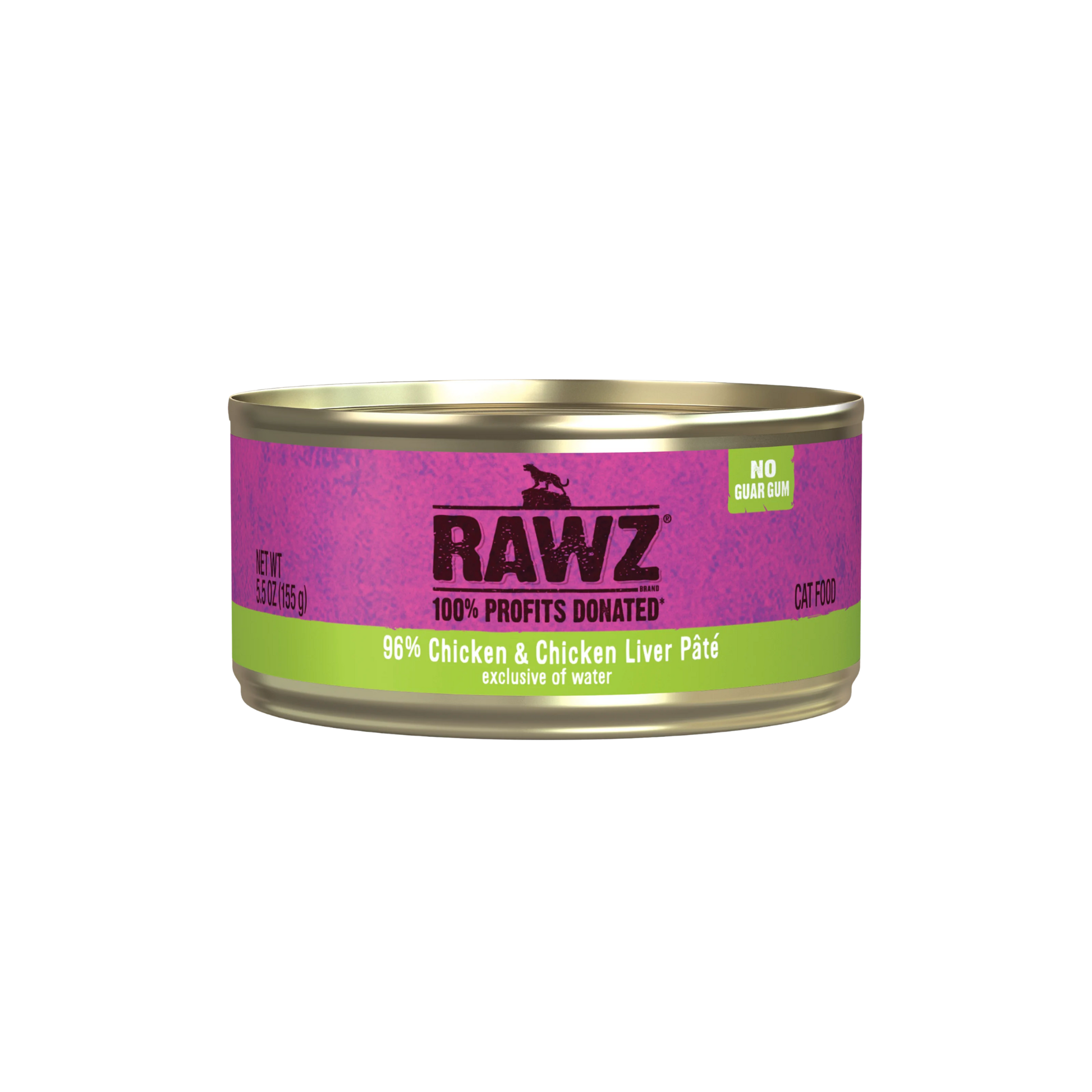 Rawz 96% Chicken & Chicken Liver Pate Cat Food