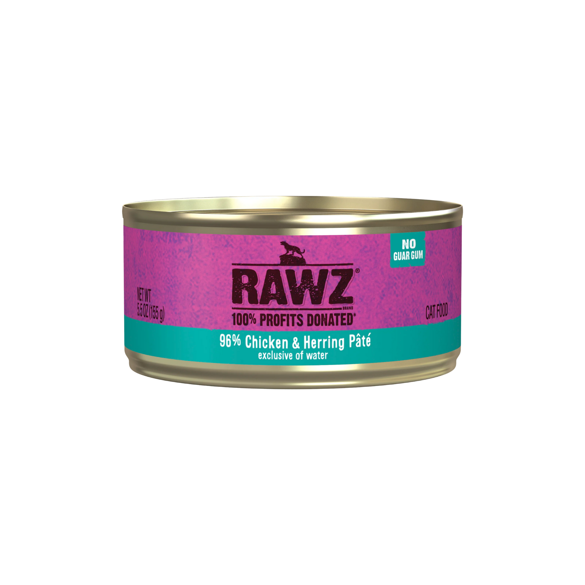 Rawz 96% Chicken & Herring Pate Cat Food