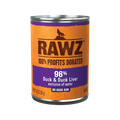 Rawz 96% Duck & Duck Liver Wet Dog Food