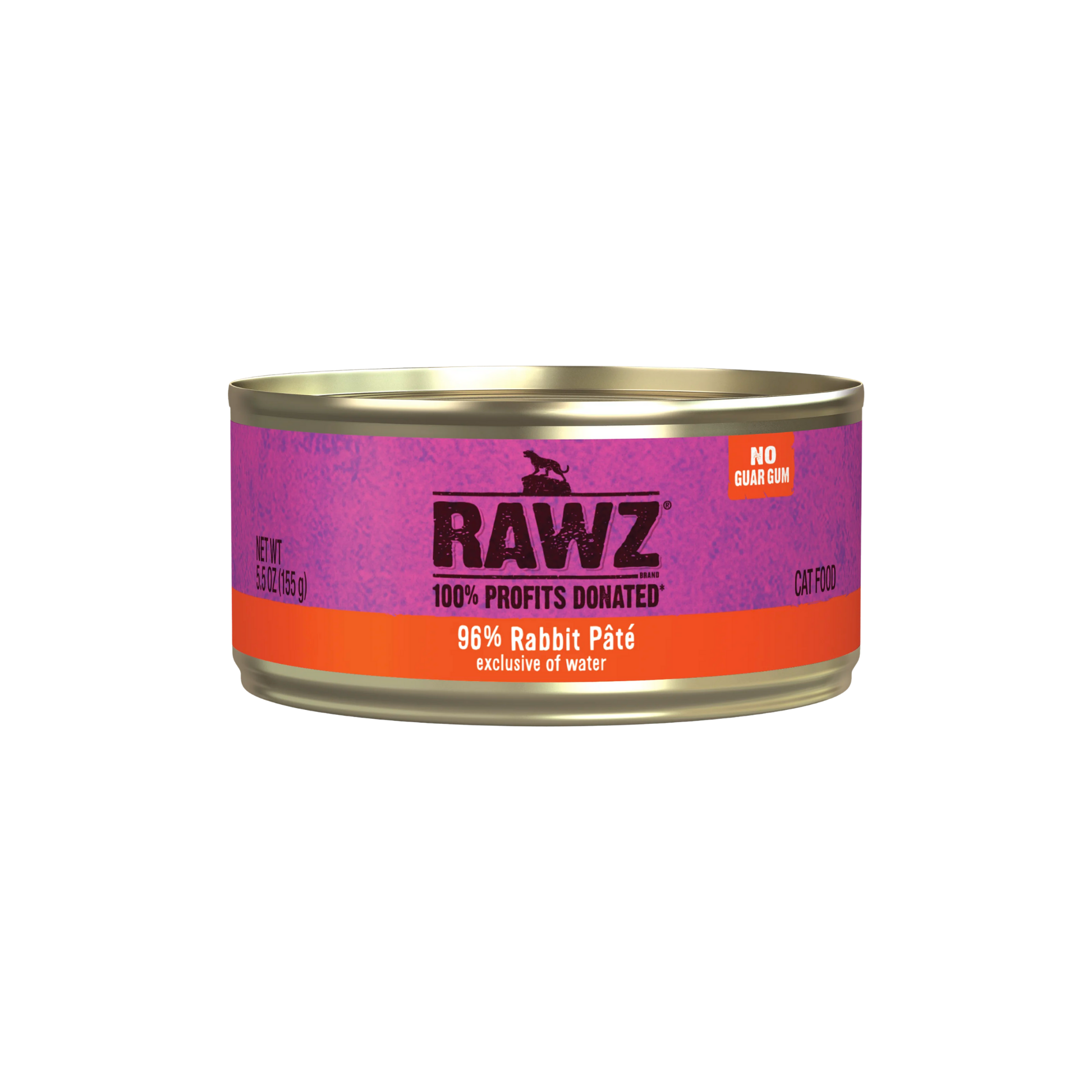 Rawz 96% Rabbit Pate Cat Food