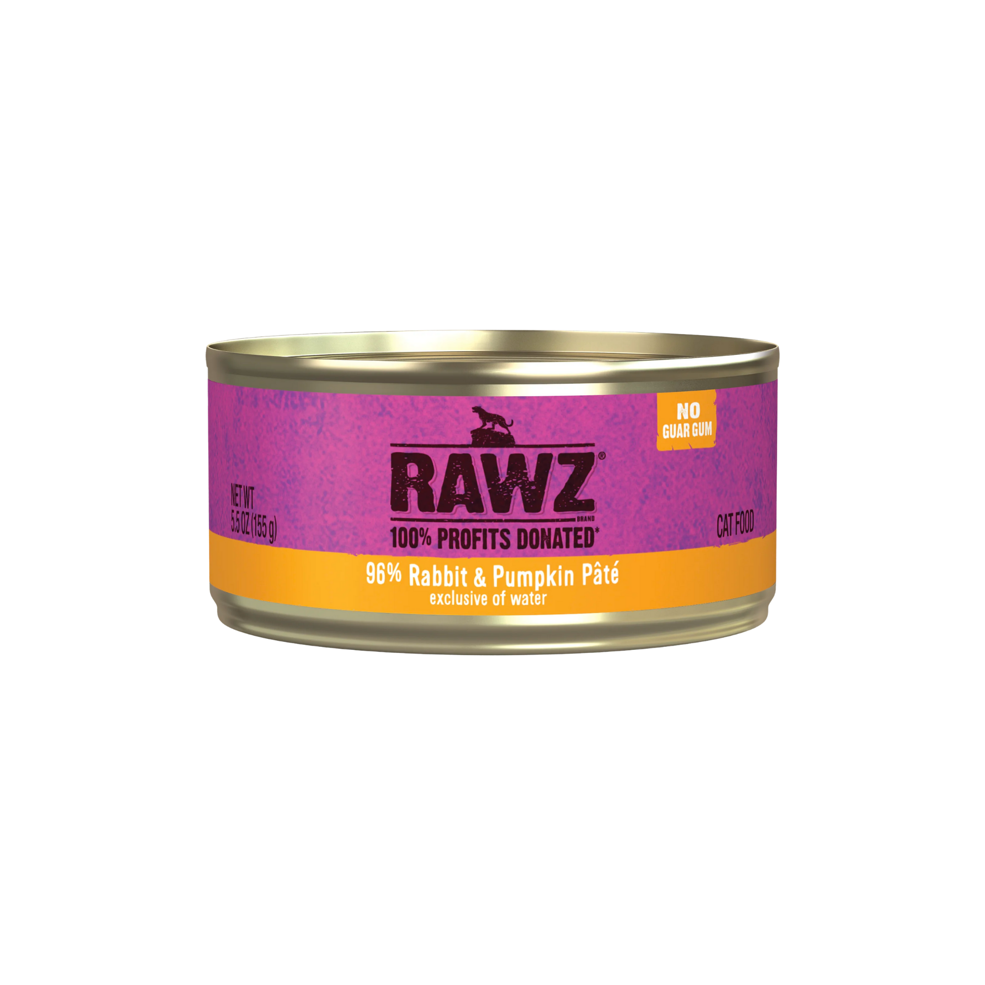 Rawz 96% Rabbit & Pumpkin Pate Cat Food