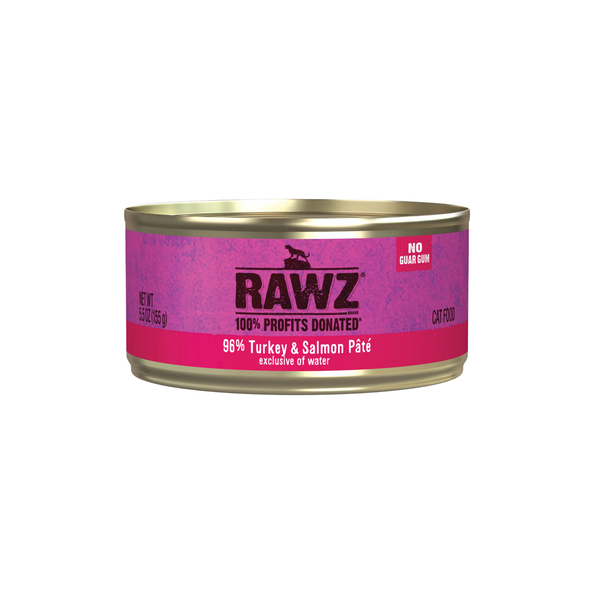 Rawz 96% Turkey & Salmon Pate Cat Food