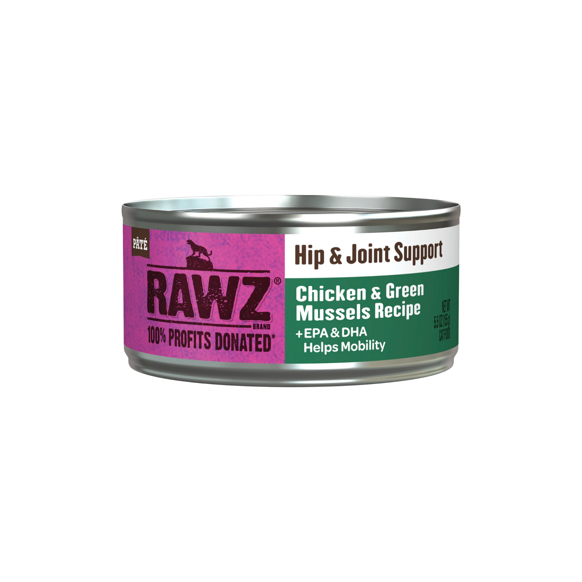 Rawz Hip & Joint Support Chicken & Green Mussels Cat Food