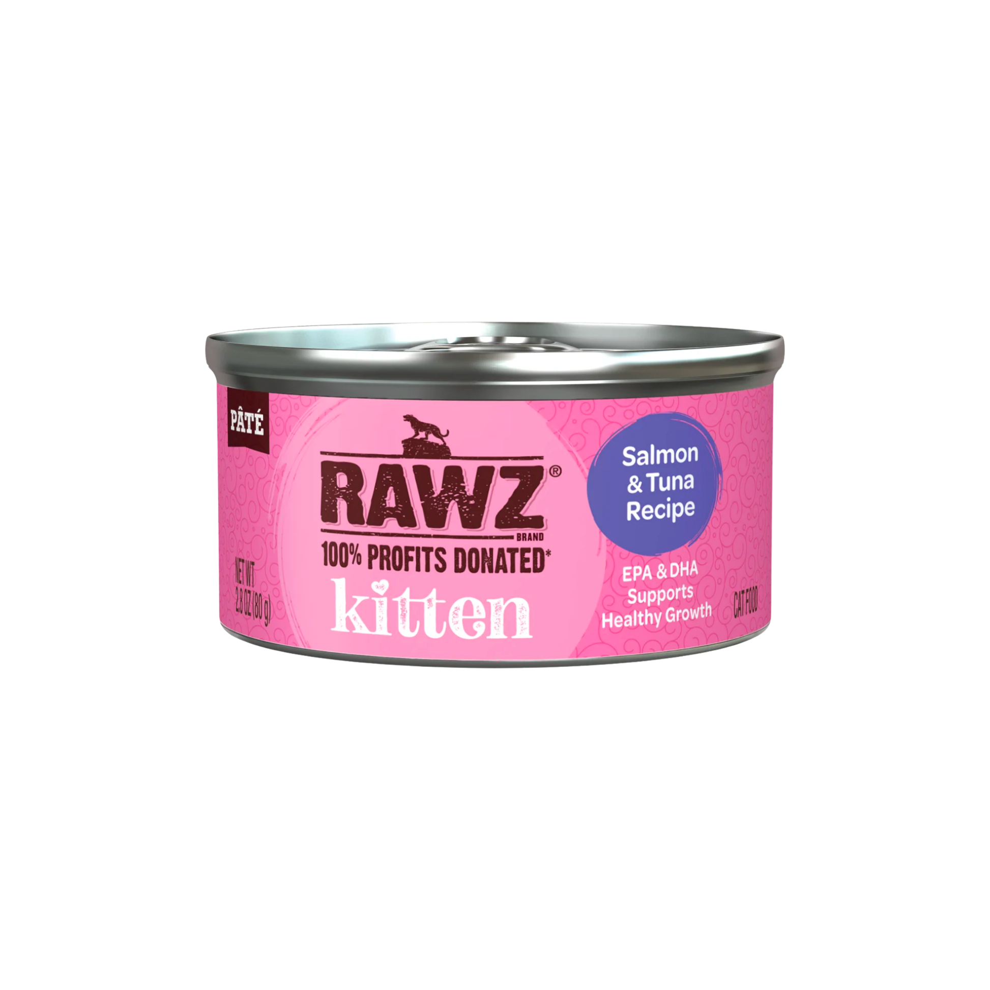 Rawz Kitten Salmon & Tuna Cat Food