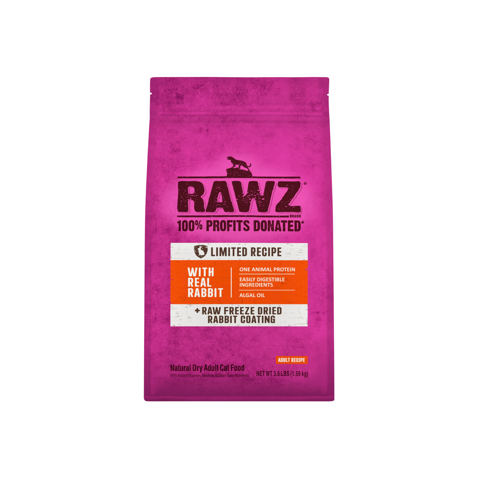 Rawz Real Rabbit Dry Cat Food