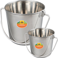 Extra Large Stainless Steel Horn Bucket for Birds – Treat & Toy Holder – Durable, Hygienic Bird Bucket.