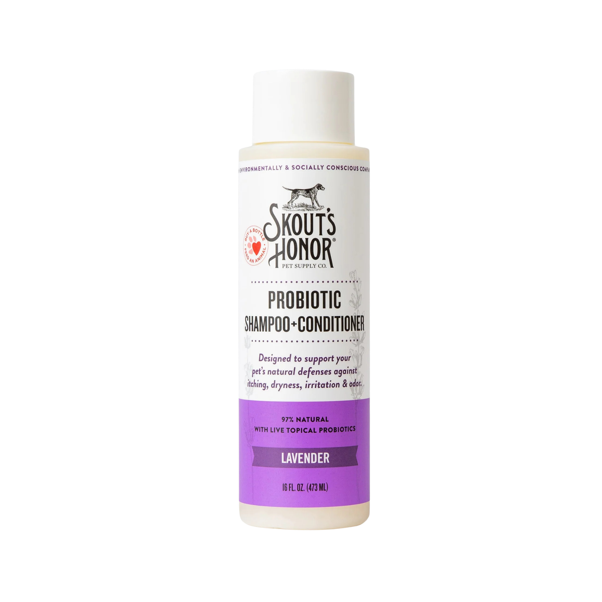 Skout's Honor Probiotic Shampoo + Conditioner Lavender