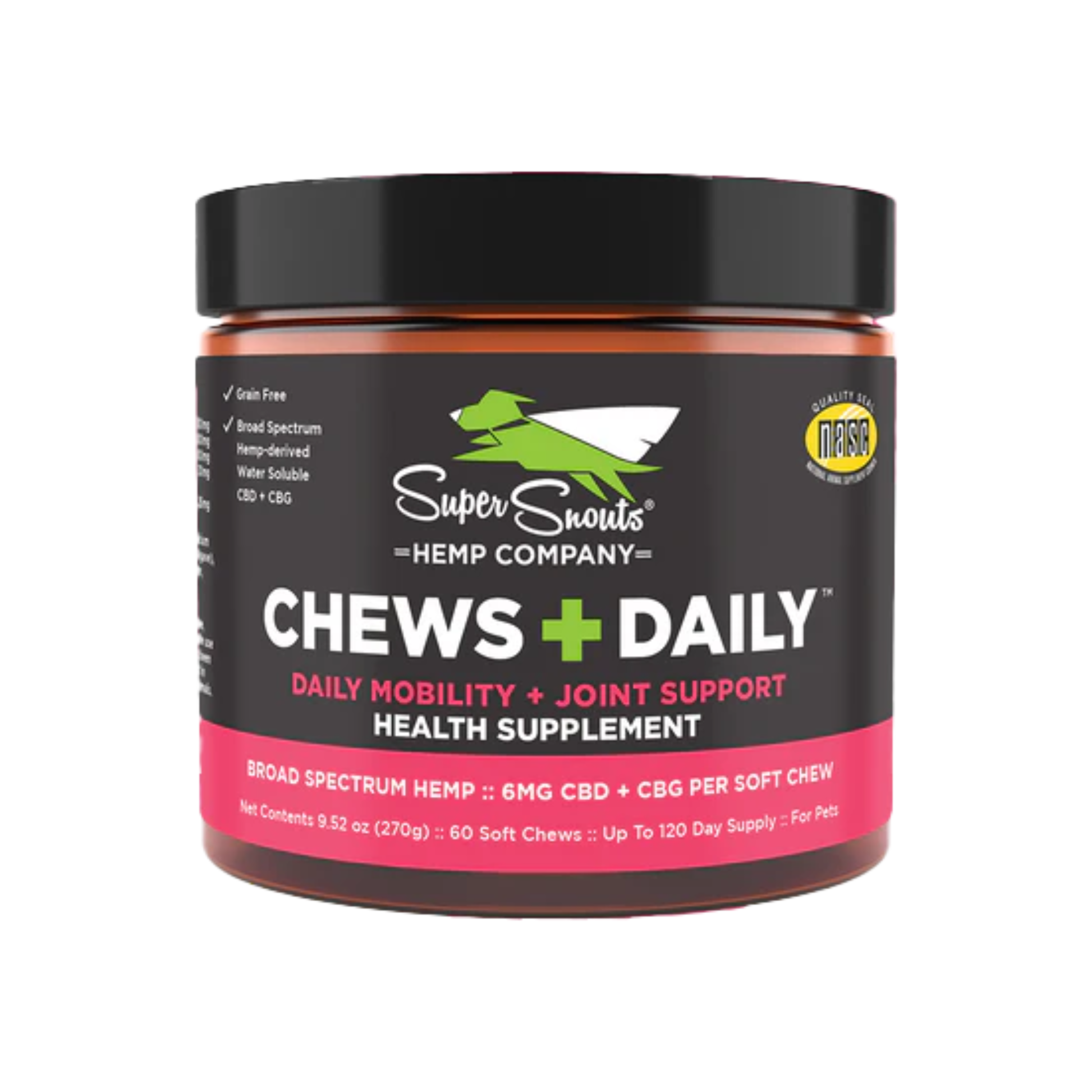 Super Snouts Chews Daily Mobility Support Hemp Chew