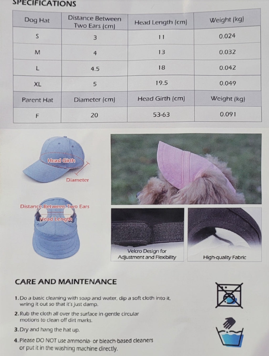 Tail Up Dog Sun Hats/Sun Protection for Dogs