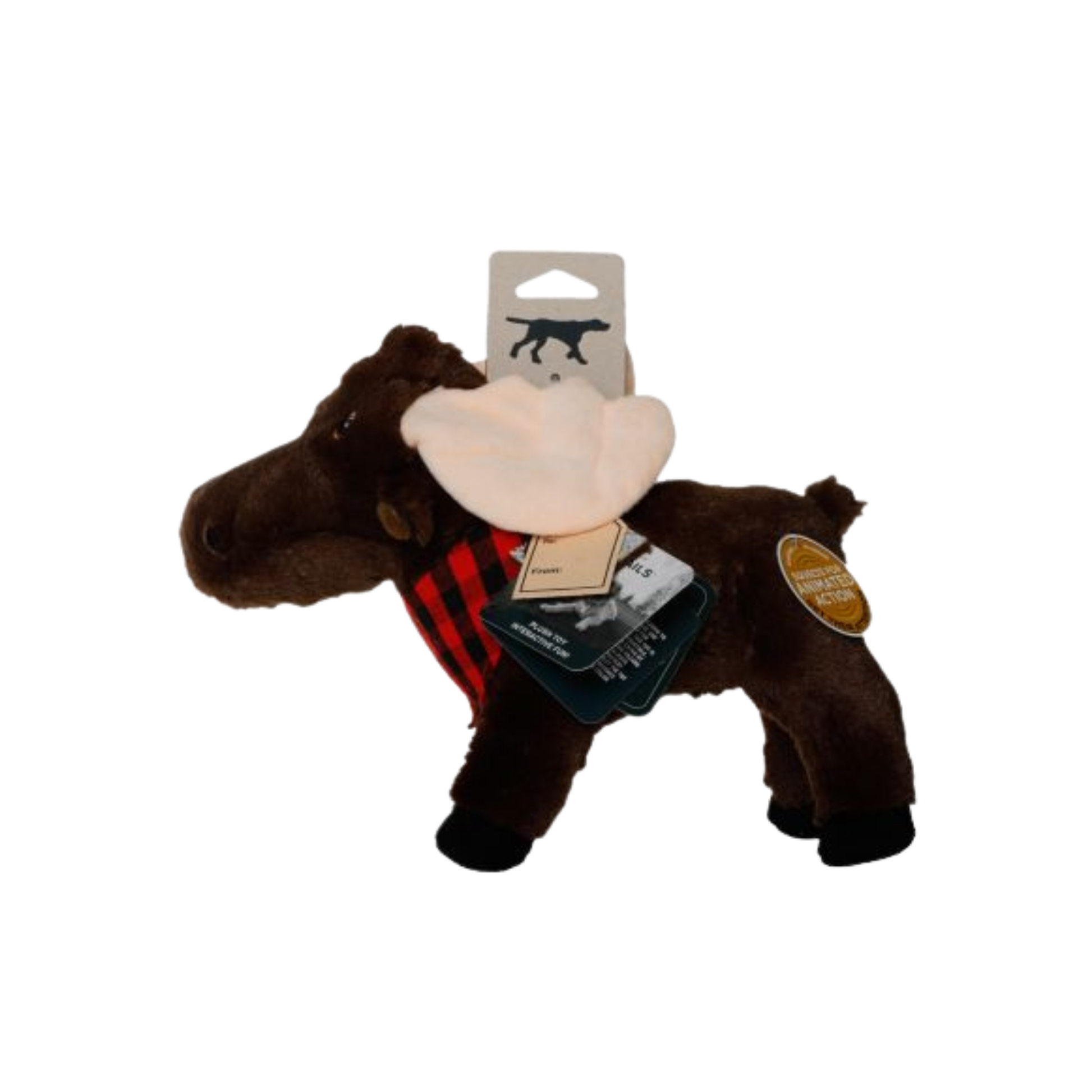 Tall Tails Animated Moose Dog Toy