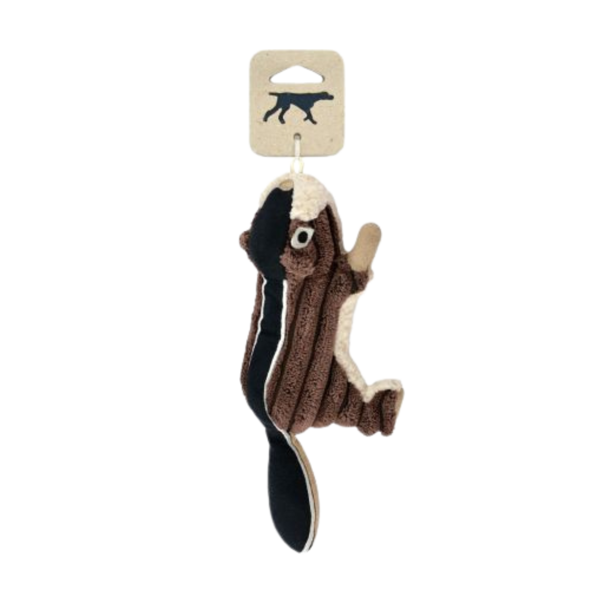Tall Tails Chipmunk with Squeaker Dog Toy
