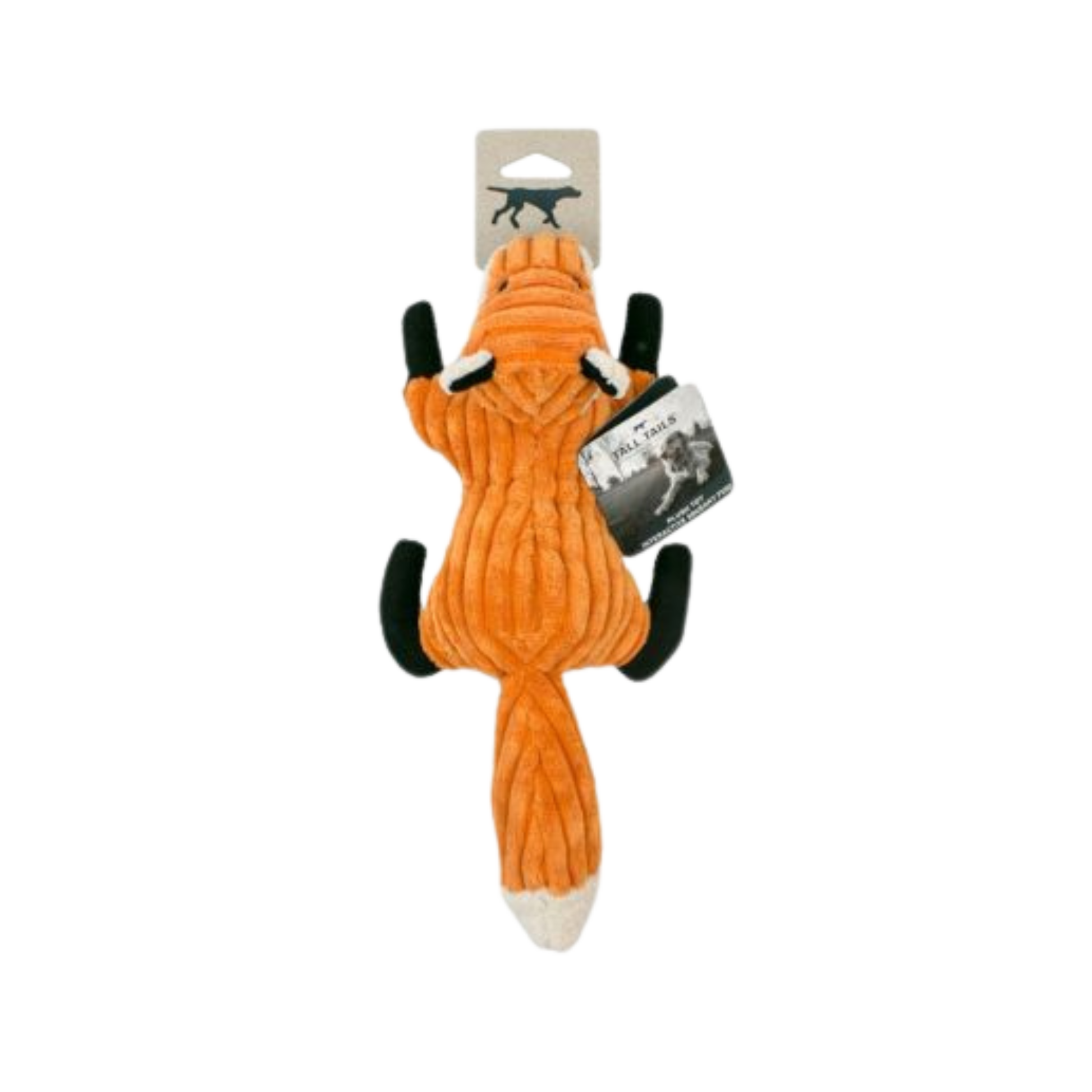 Tall Tails Fox with Squeaker Dog Toy