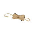 Tall Tails Natural Wool Bone Tug Dog Toy