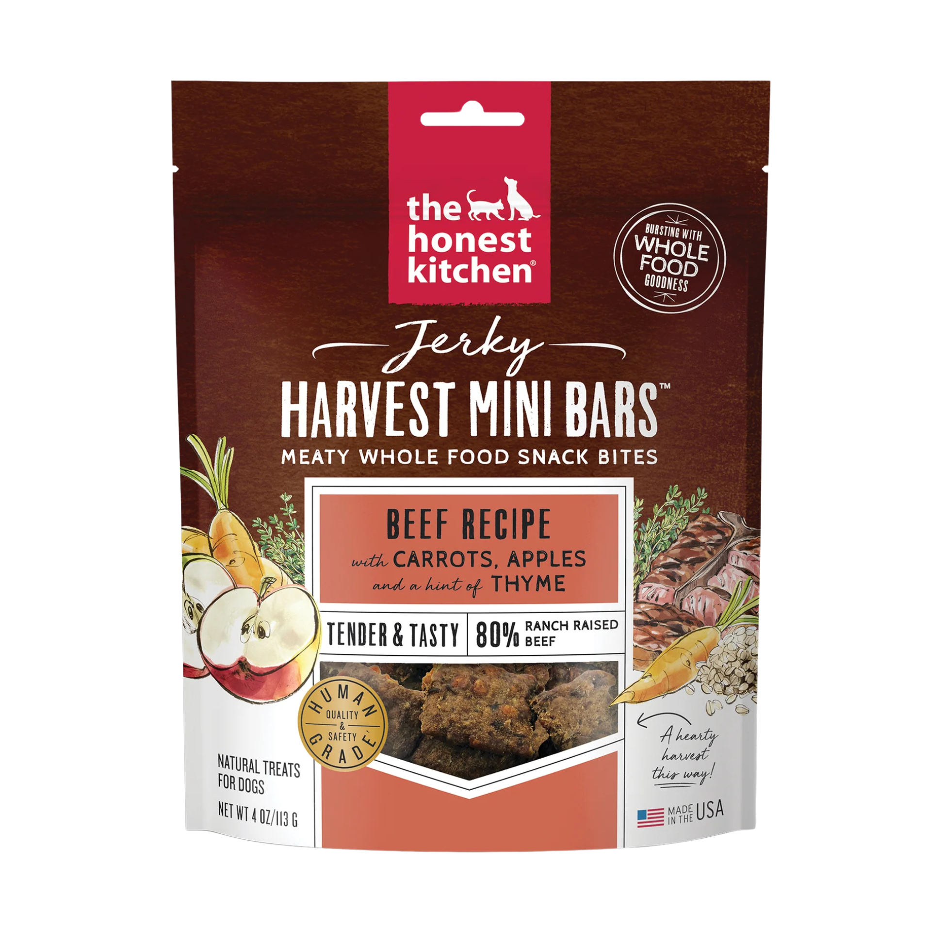 The Honest Kitchen Jerky Harvest Bars Dog Treat