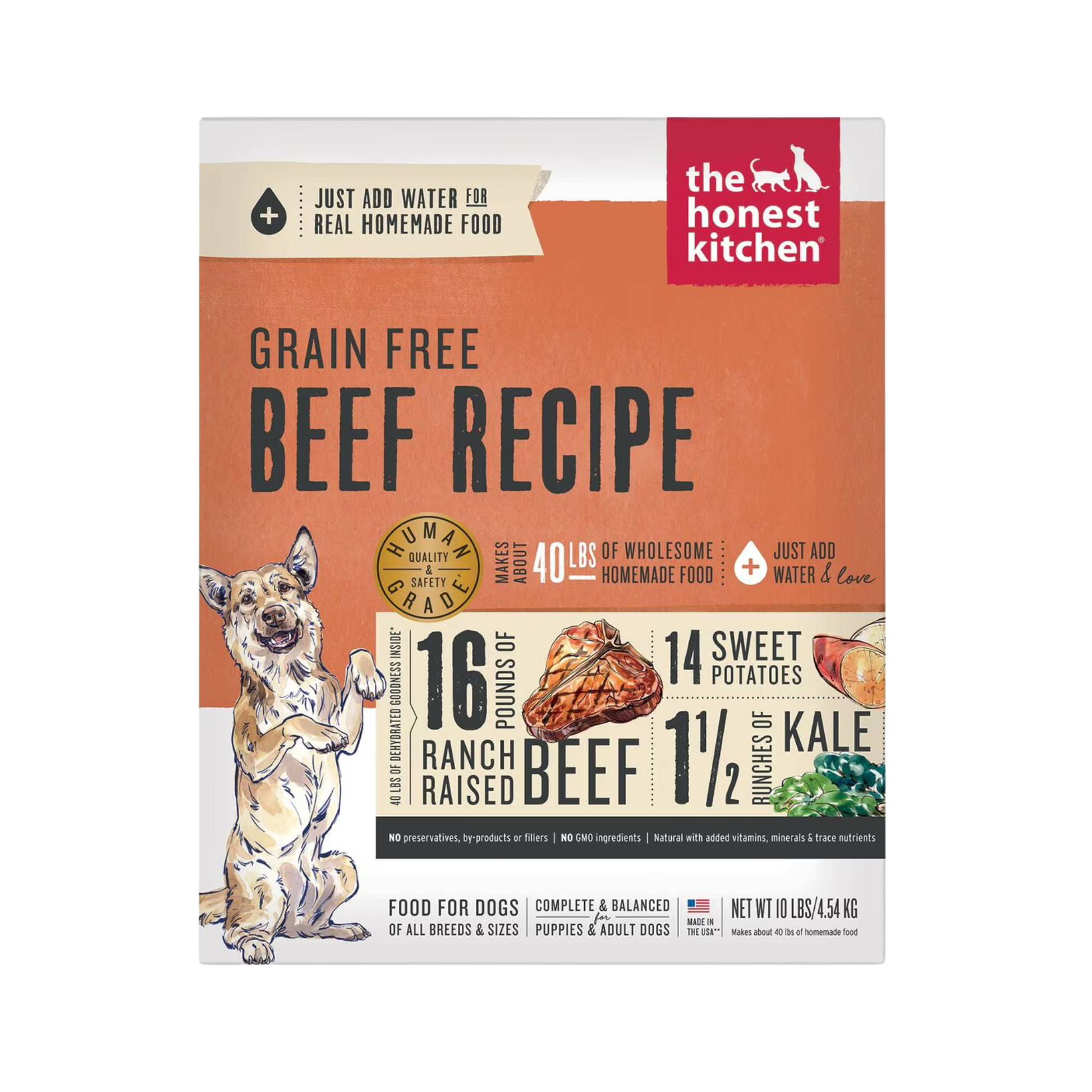 The Honest Kitchen Dehydrated Grain Free Beef Dog Food